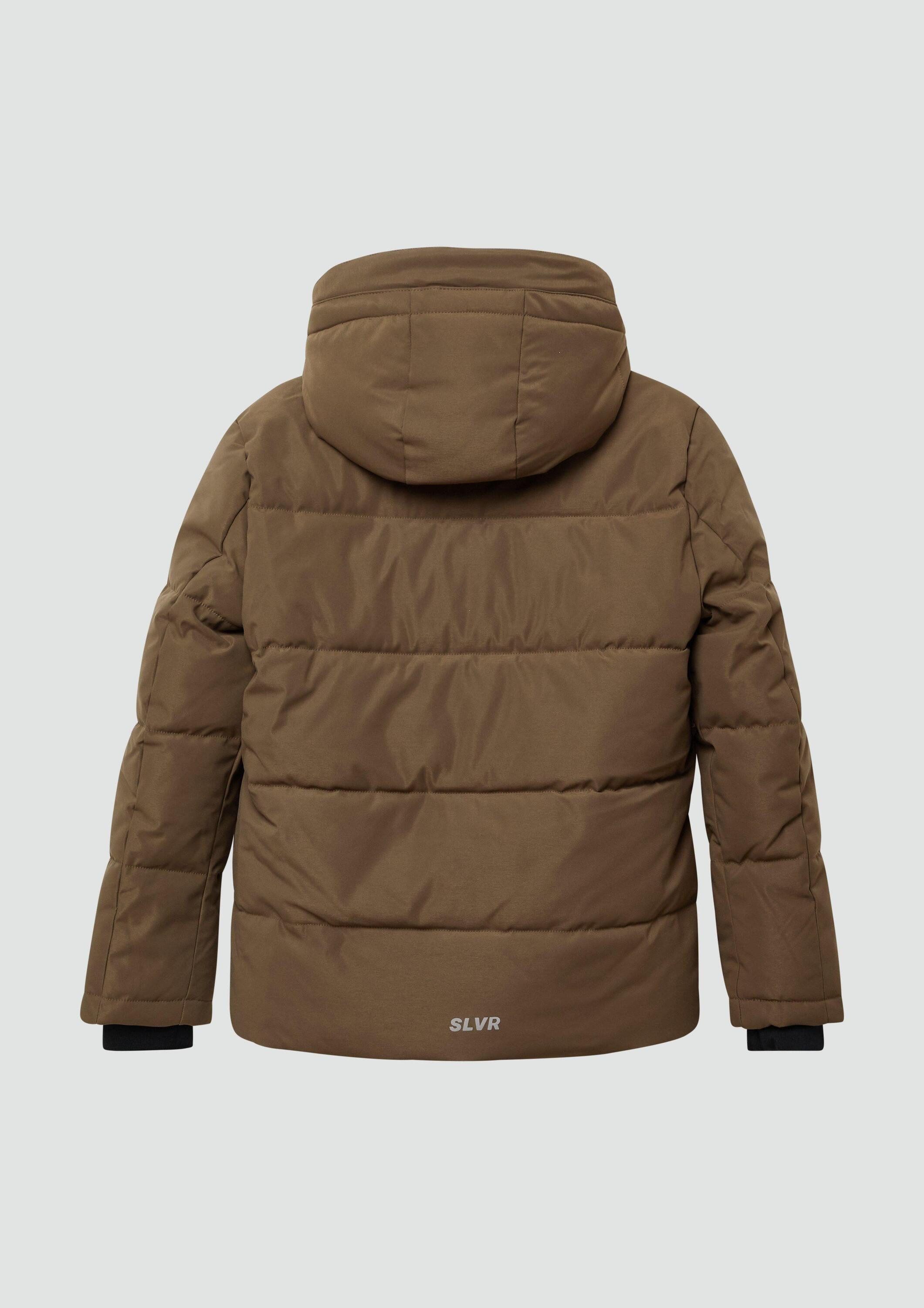 s.Oliver Winterjacke Outdoor-Jacke Steppjacke mit abnehmbarer Kapuze