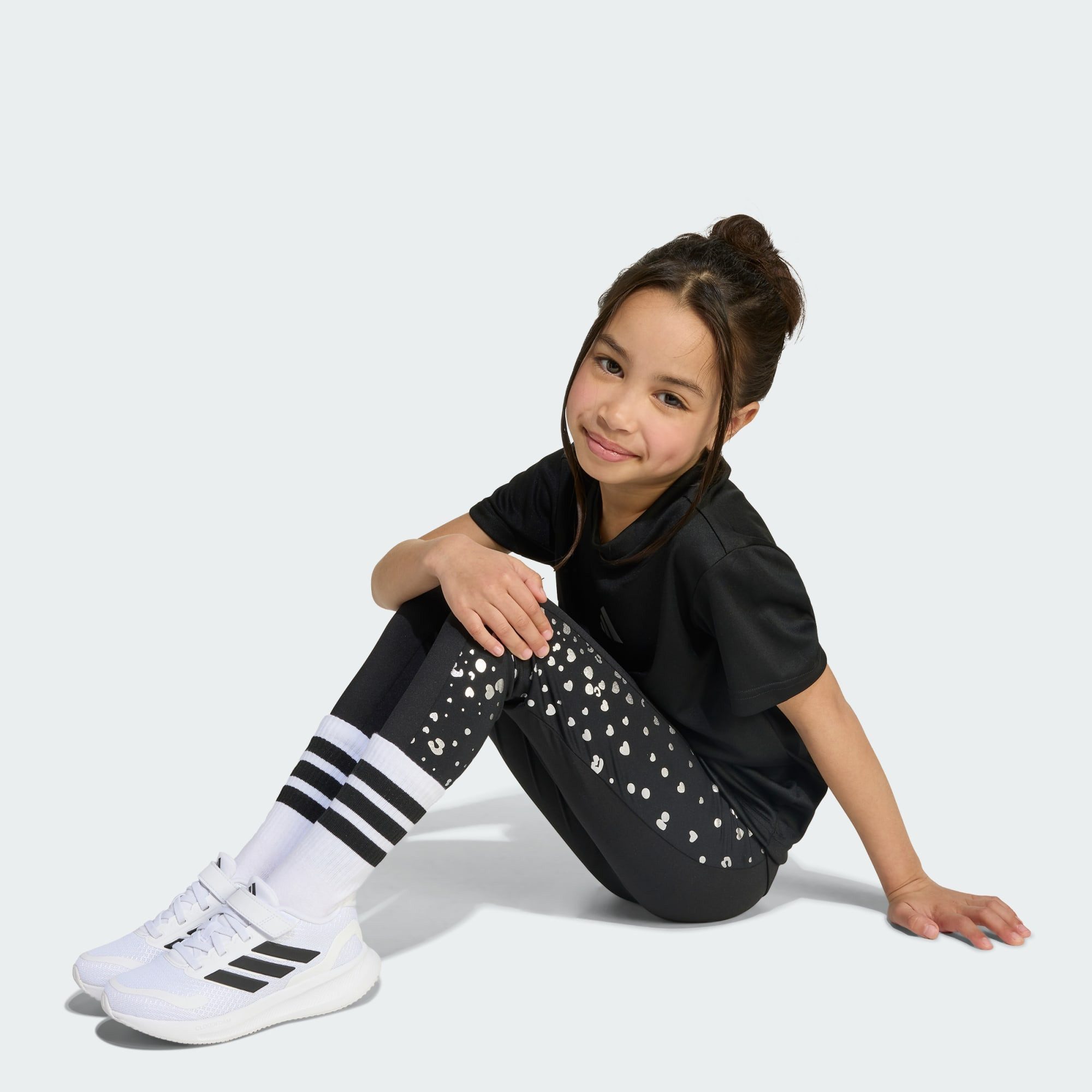 adidas Sportswear Jogginganzug TRAIN ESSENTIALS GLAM PRINT KIDS SPORT-SET (1-tlg)