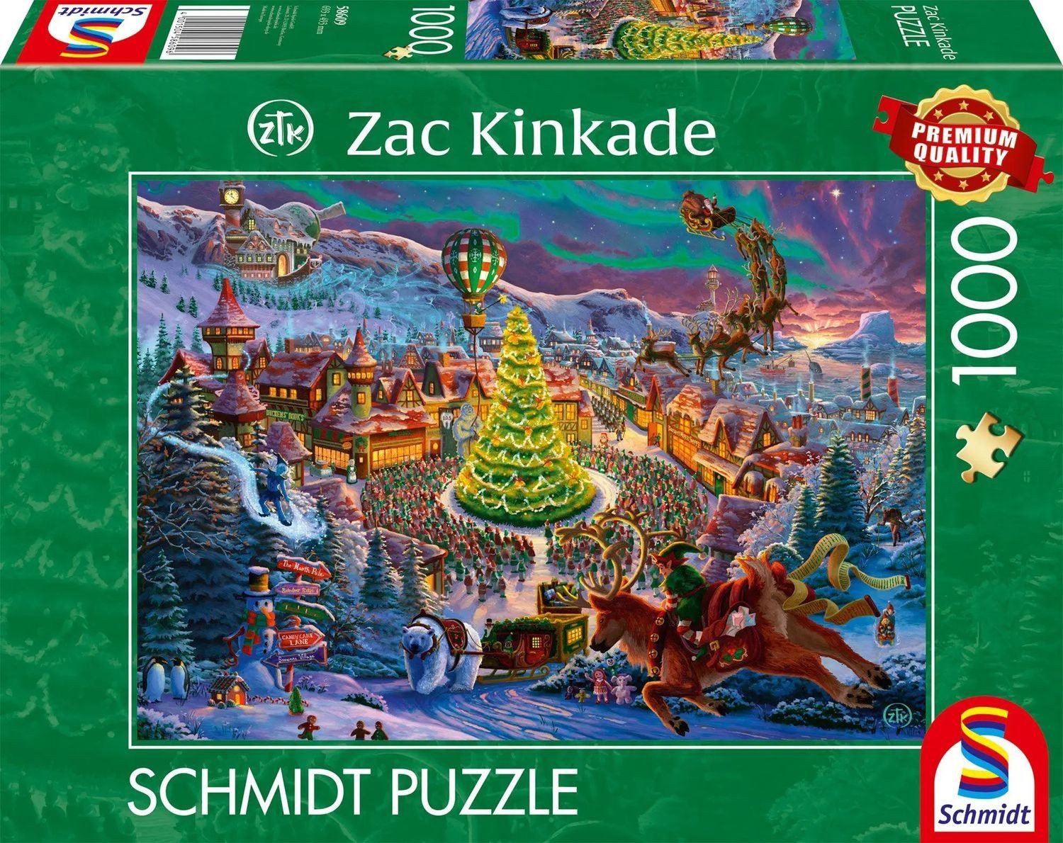 Schmidt Spiele Puzzle Santas Nordpol, 1000 Puzzleteile günstig online kaufen