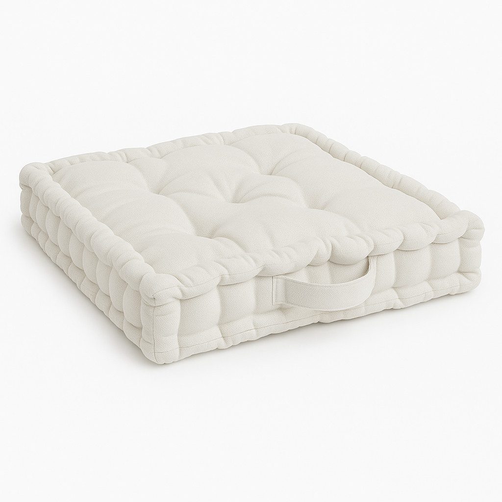 Beautissu Stuhlkissen, 100% Baumwolle, mit Tragegriff günstig online kaufen