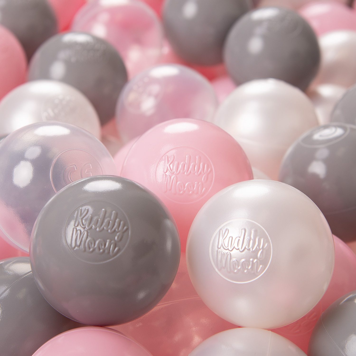 KiddyMoon Bällebad-Bälle ZK6 (Baby Plastikbälle Spielbälle, 100-St), Made in Europe
