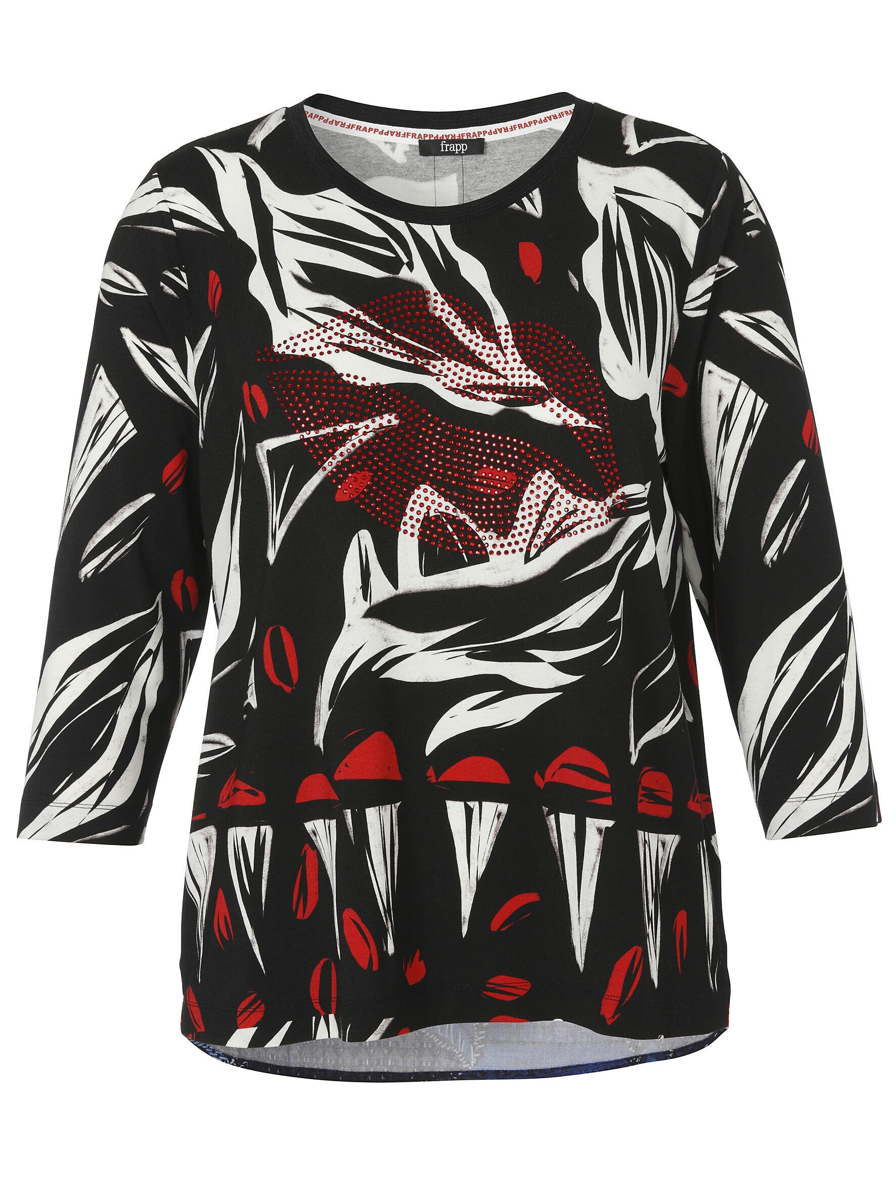 FRAPP Print-Shirt (1-tlg) mit Allover-Print