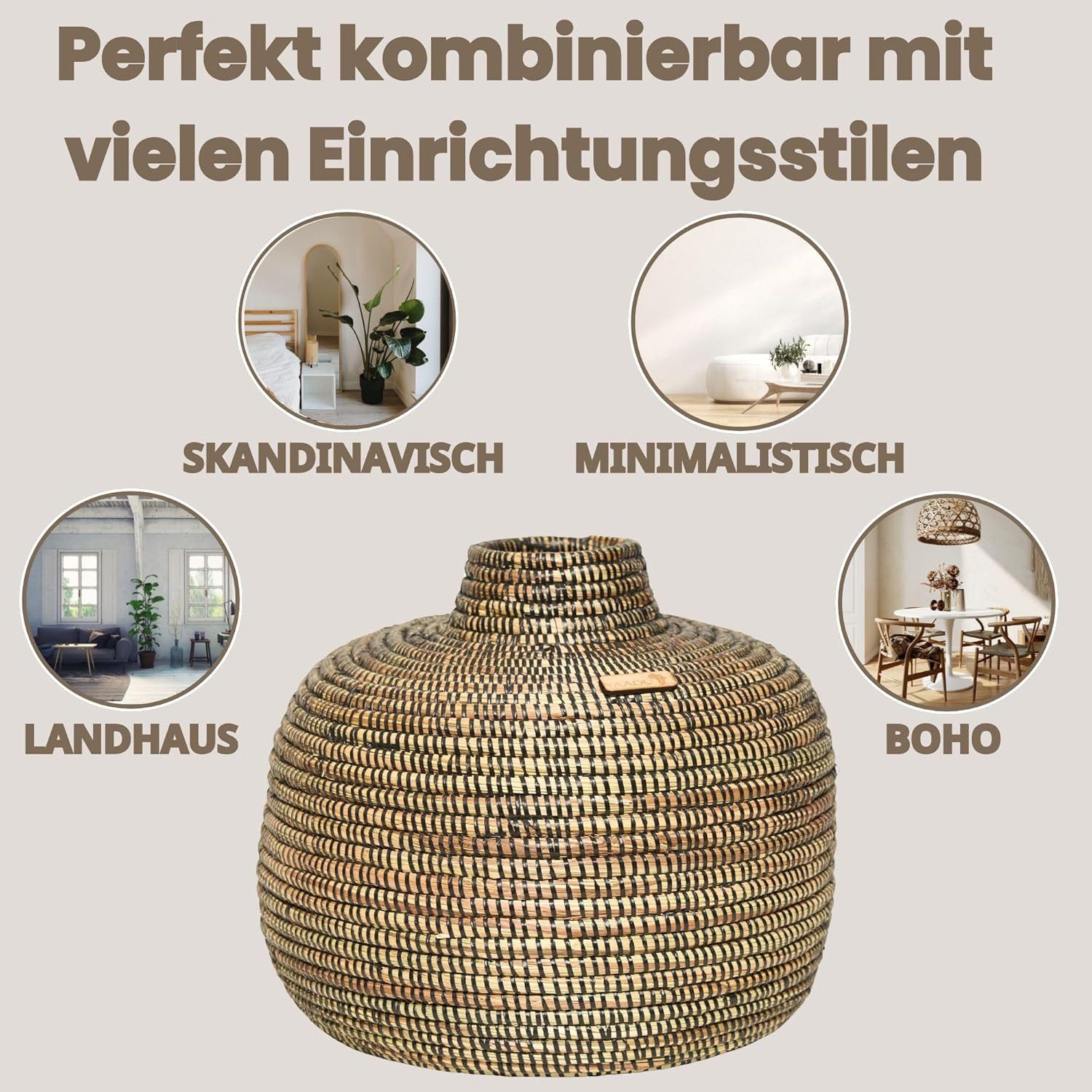 YAADU Bodenvase Namibia/Lebu/Jolof (Einzelartikel, 1 Vase), günstig online kaufen