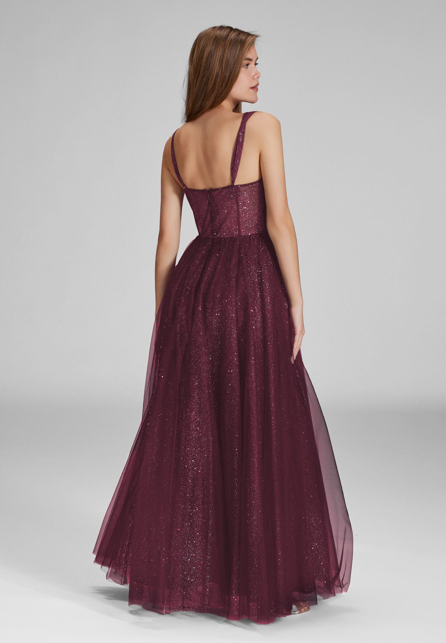 Hey Kyla Abendkleid - Tüllrobe mit Schimmereffekt A-Linie