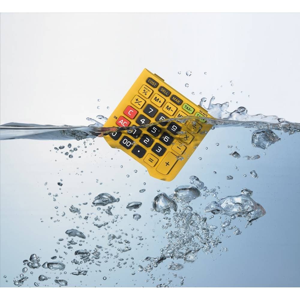 Staubschutz, Spritzwasserschutz, Taschenrechner CASIO IP54 Tischrechner,