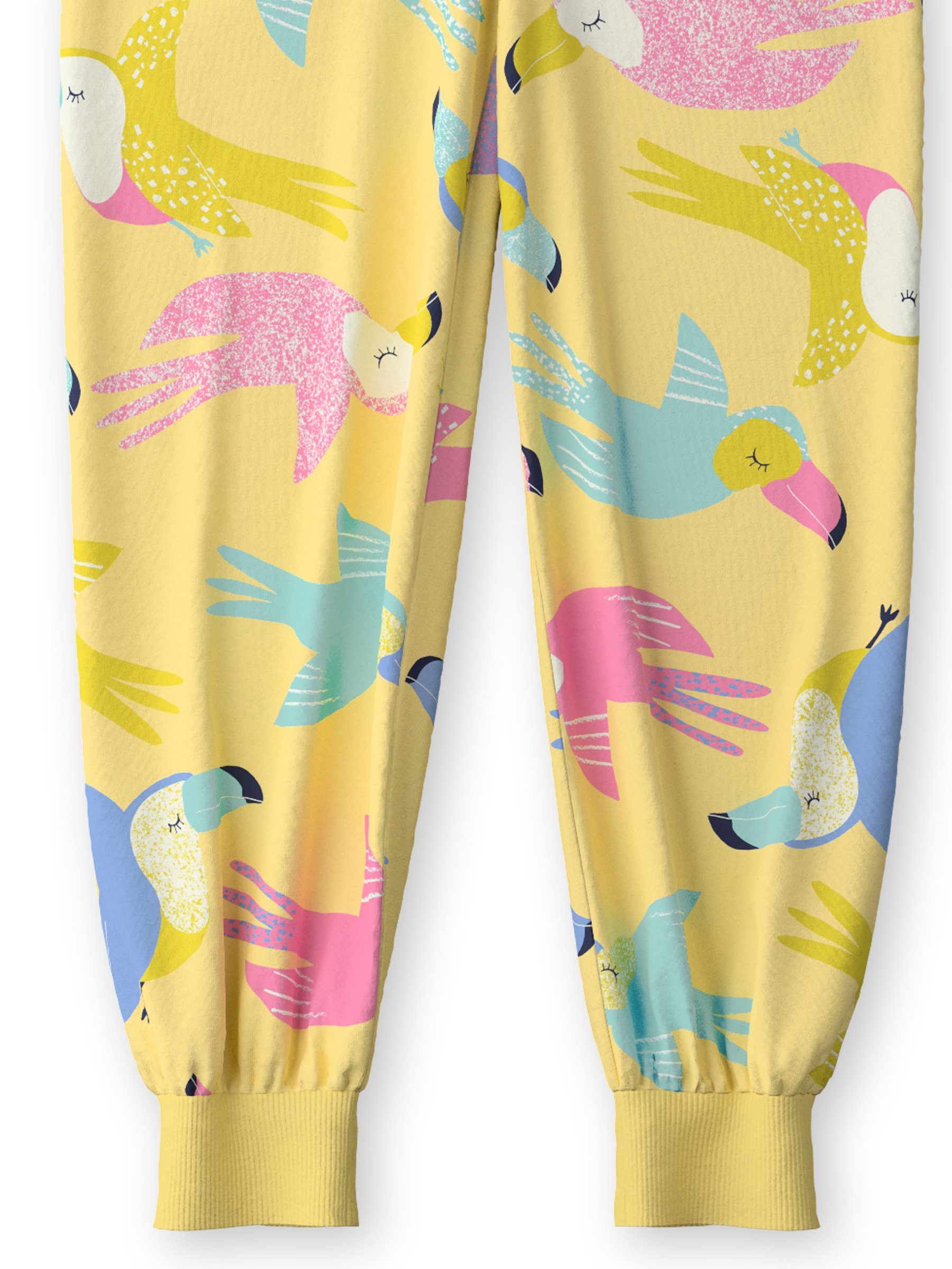 CALIDA Pyjama Toddlers Tucan Kinder (2 tlg) 100% Baumwolle, weiche Bündchen für zusätzliche Wärme, pflegeleicht