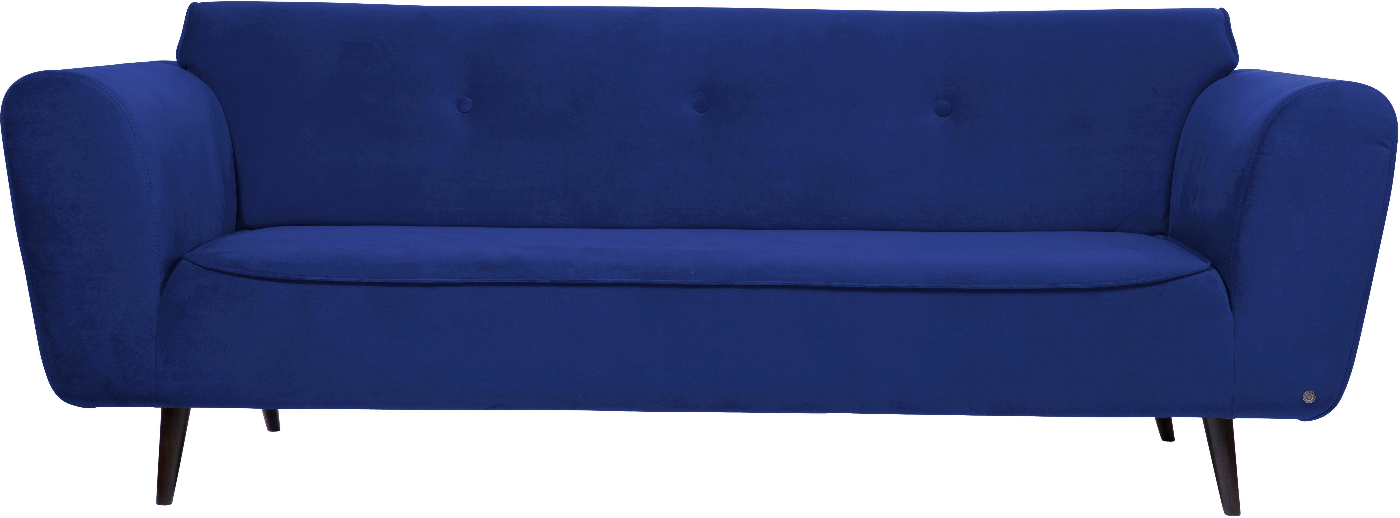 TOM TAILOR HOME TSV Breite Rücken, mit NEW WAVE CHIC, im 2-Sitzer 66 cobalt Knöpfen 219 cm