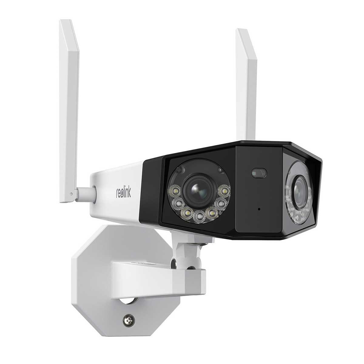 Reolink Überwachungskamera Duo 2 WiFi Intelligente 4K 8 MP Dualband-WLAN (Außenbereich, Innenbereich, 180° Blickwinkel, Wettergeschützt IP66, Einfacher Fernzugriff über Reolink App oder Reolink Client)