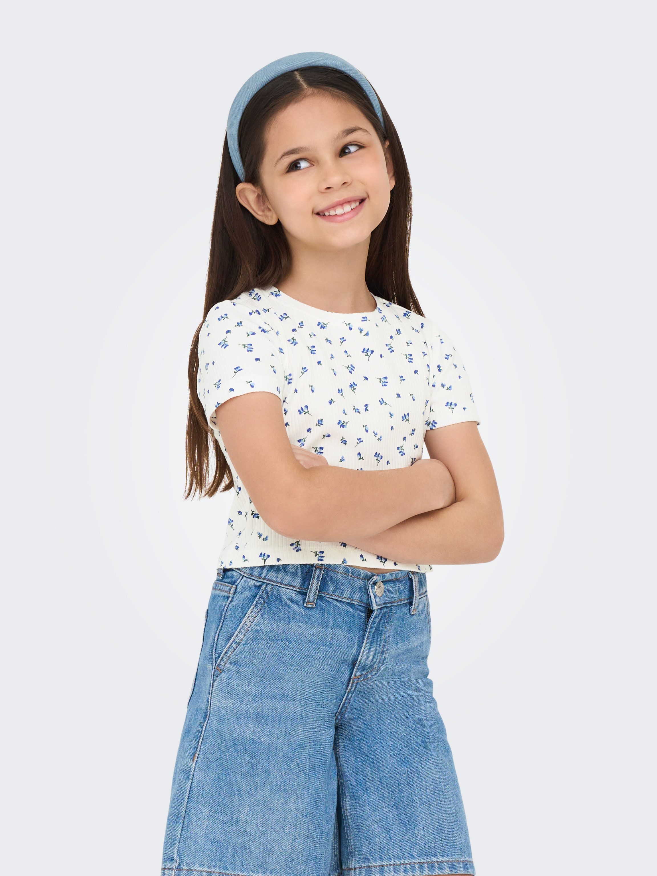 T-Shirt KOGBELLA LIFE SHORT AOP S/S TOP JRS NOOS
