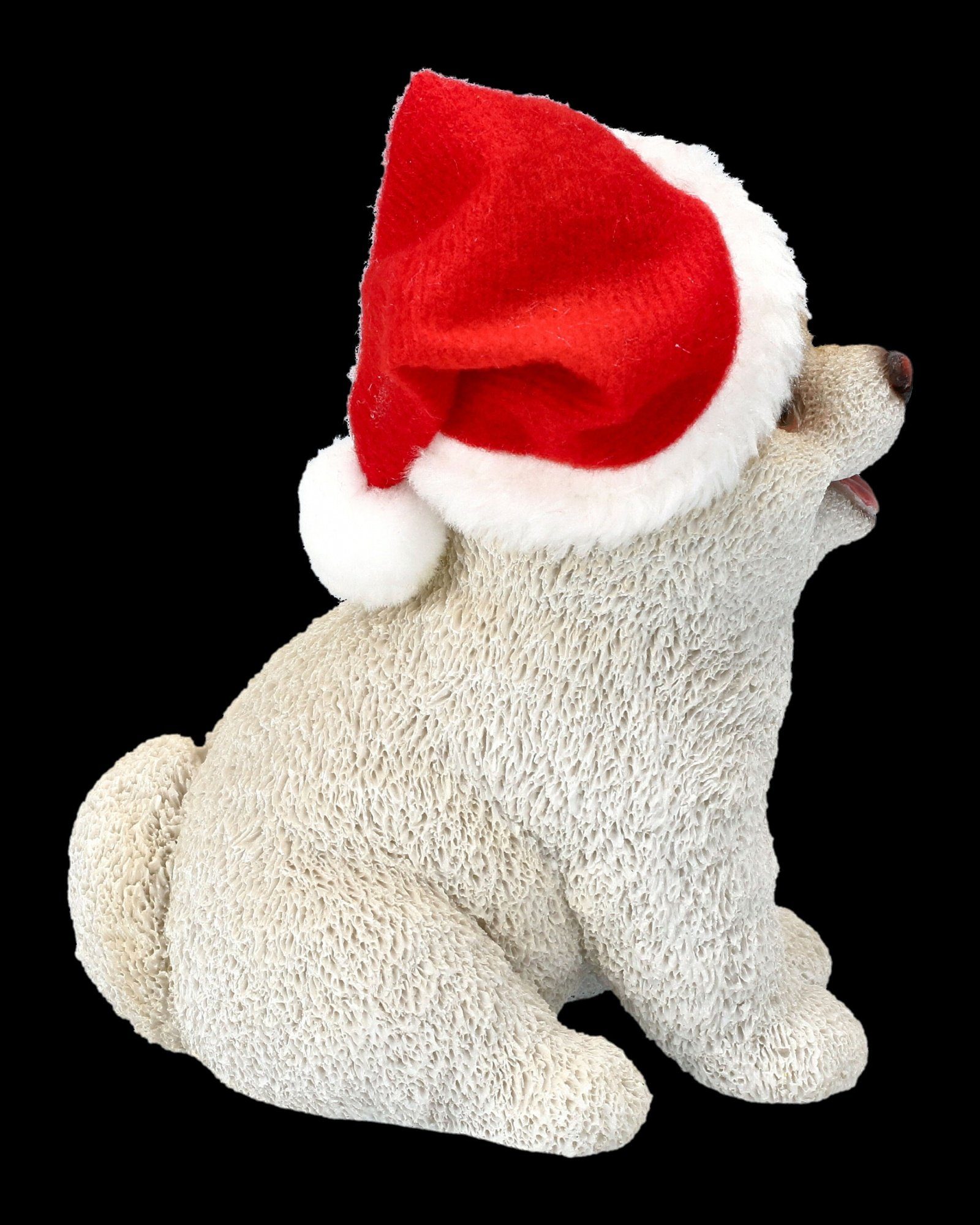 Figuren Shop GmbH Tierfigur Weihnachten Tier Deko Christmas - Hunde Boo - Figur