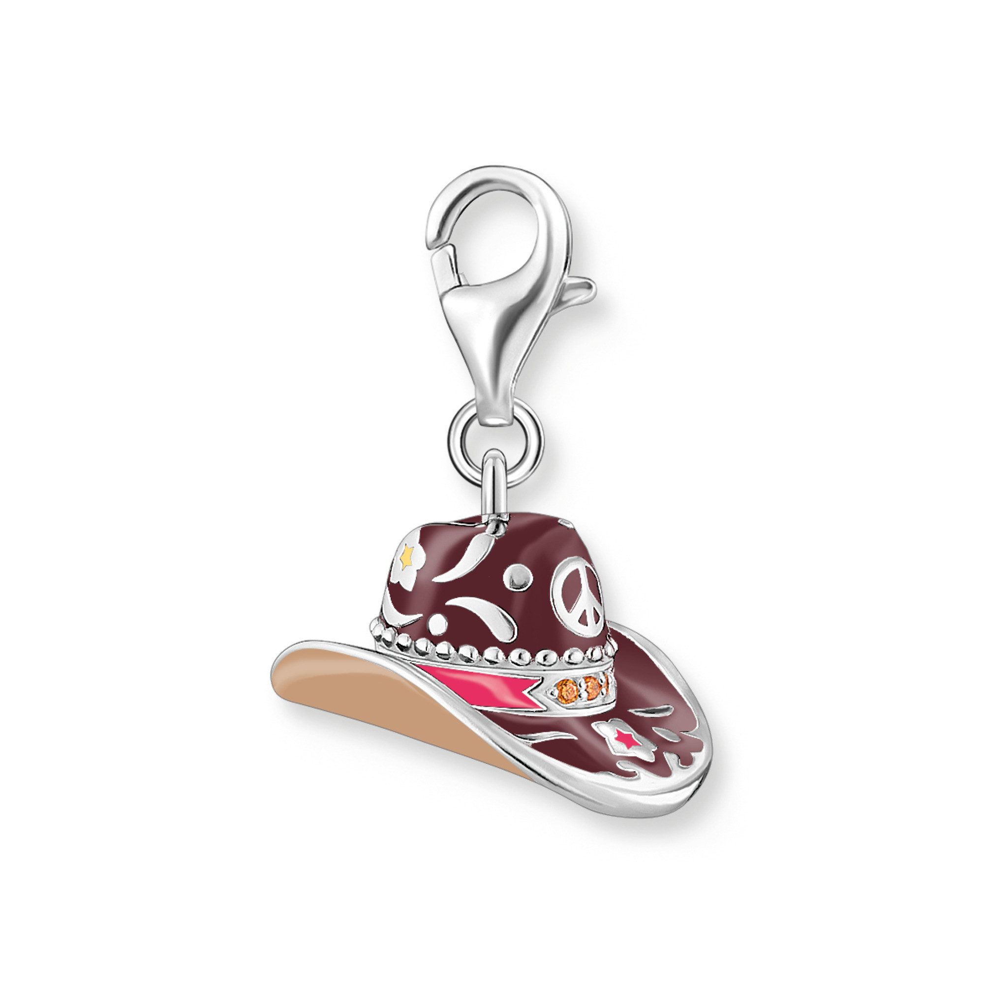 THOMAS SABO Charm-Einhänger Cowboy-Hut-Motiv, 2216-041-7, mit günstig online kaufen