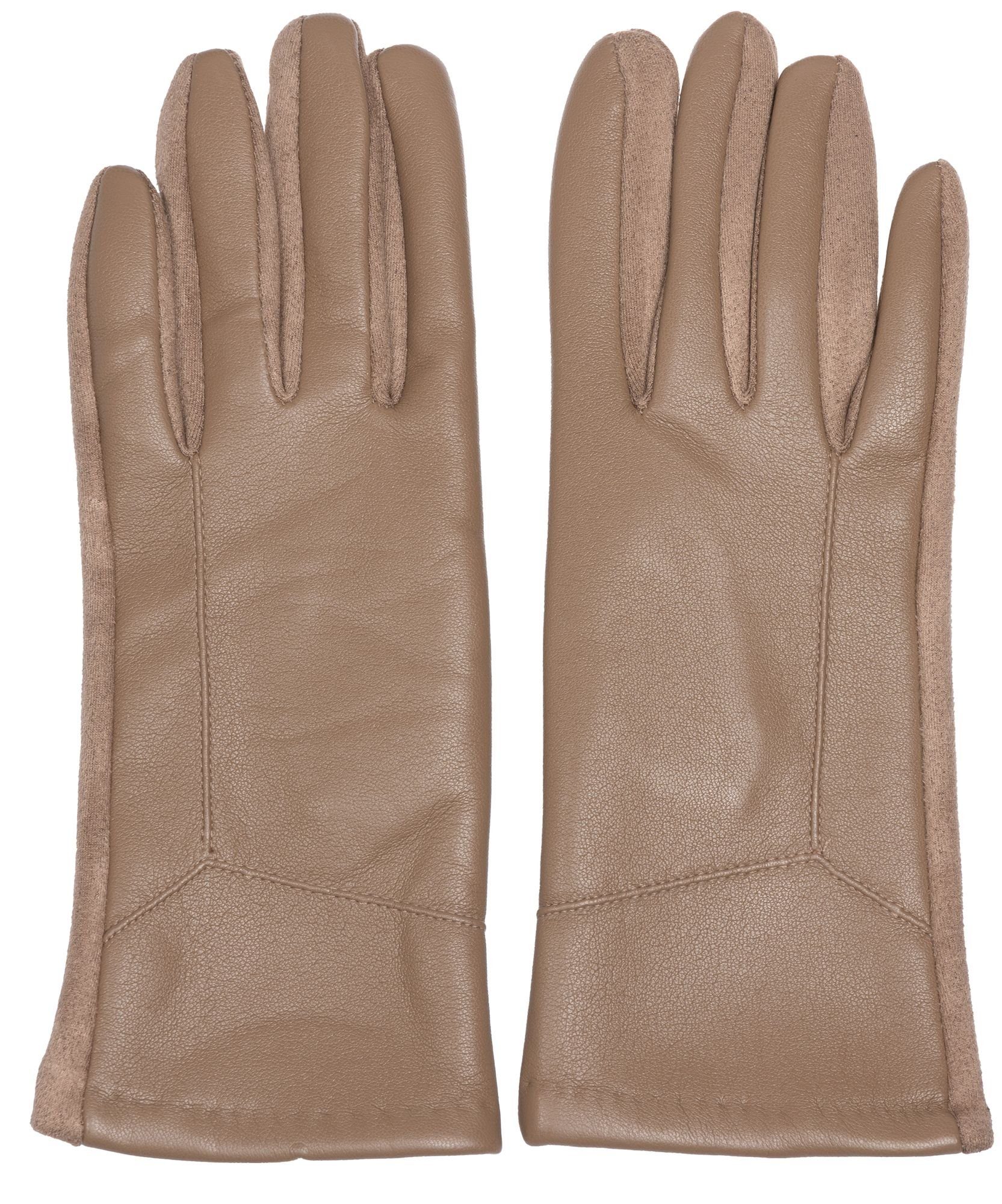 Caspar Strickhandschuhe GLV015 klassisch elegante uni Damen Handschuhe