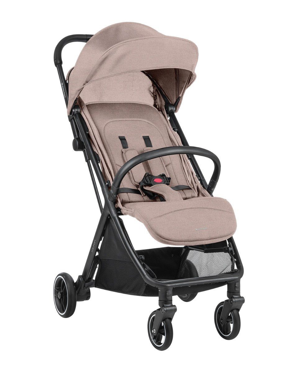 verstellbar Aluminiumrahmen 22 bis beige/rosa Kinderwagen Buggy kg Kikkaboo faltbar Kinder-Buggy Lauren,