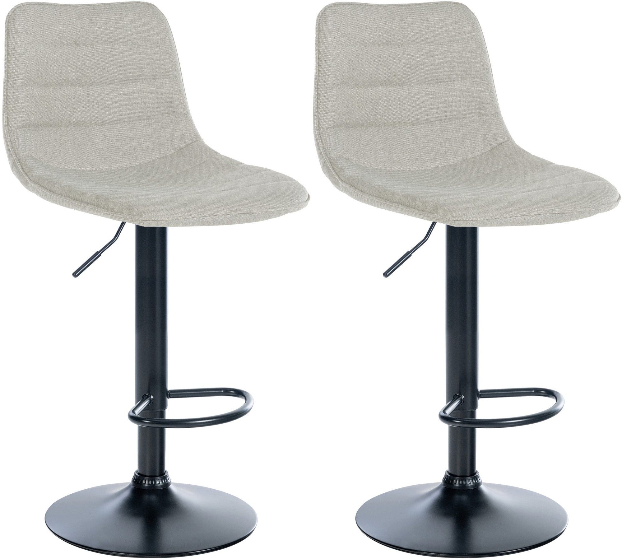 Bistrostuhl 2er Set Barhocker Lex Stoff