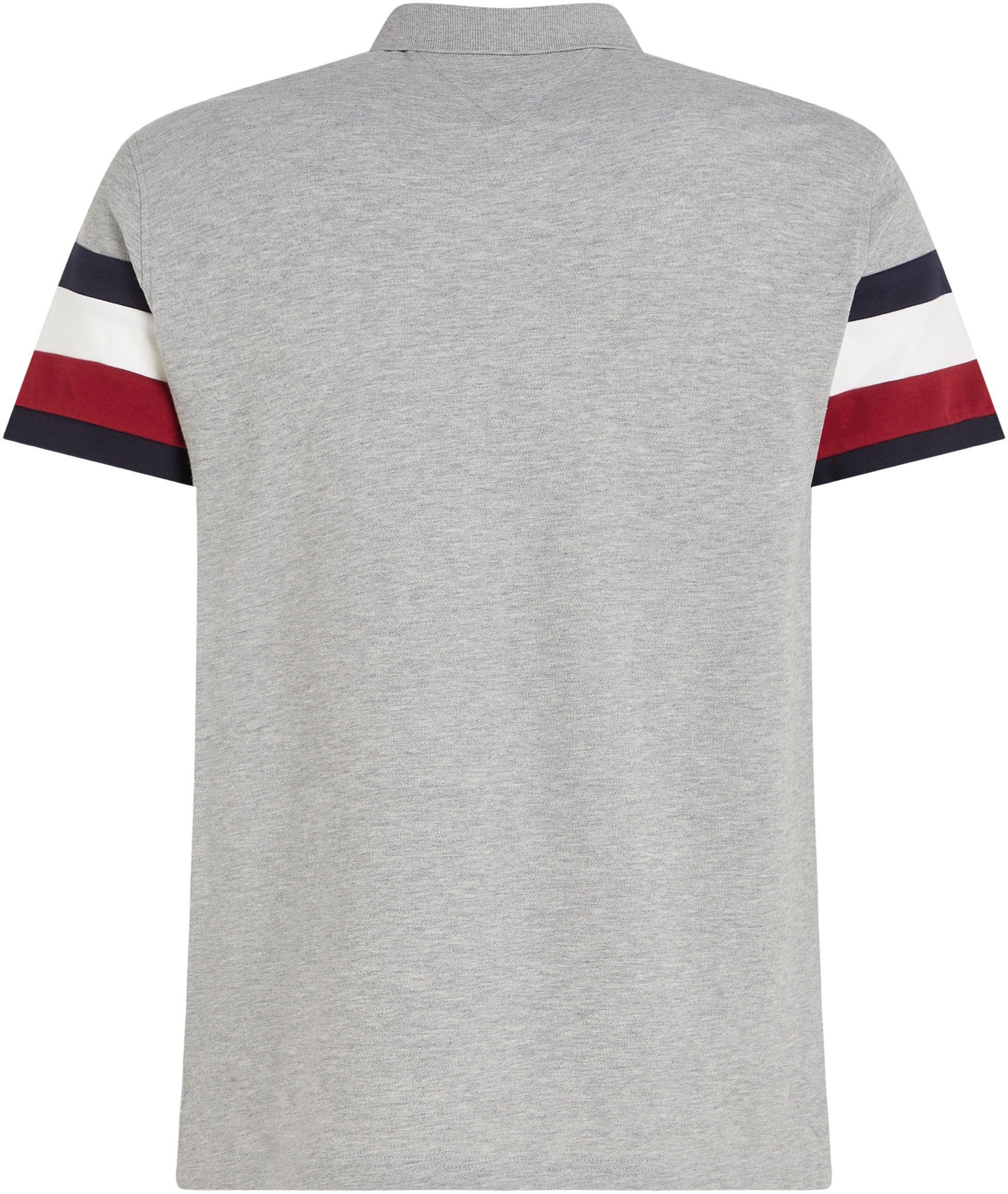 RWB Grey Hilfiger POLO Heather SLEEVE Tommy SLIM Poloshirt MONOTYPE Light