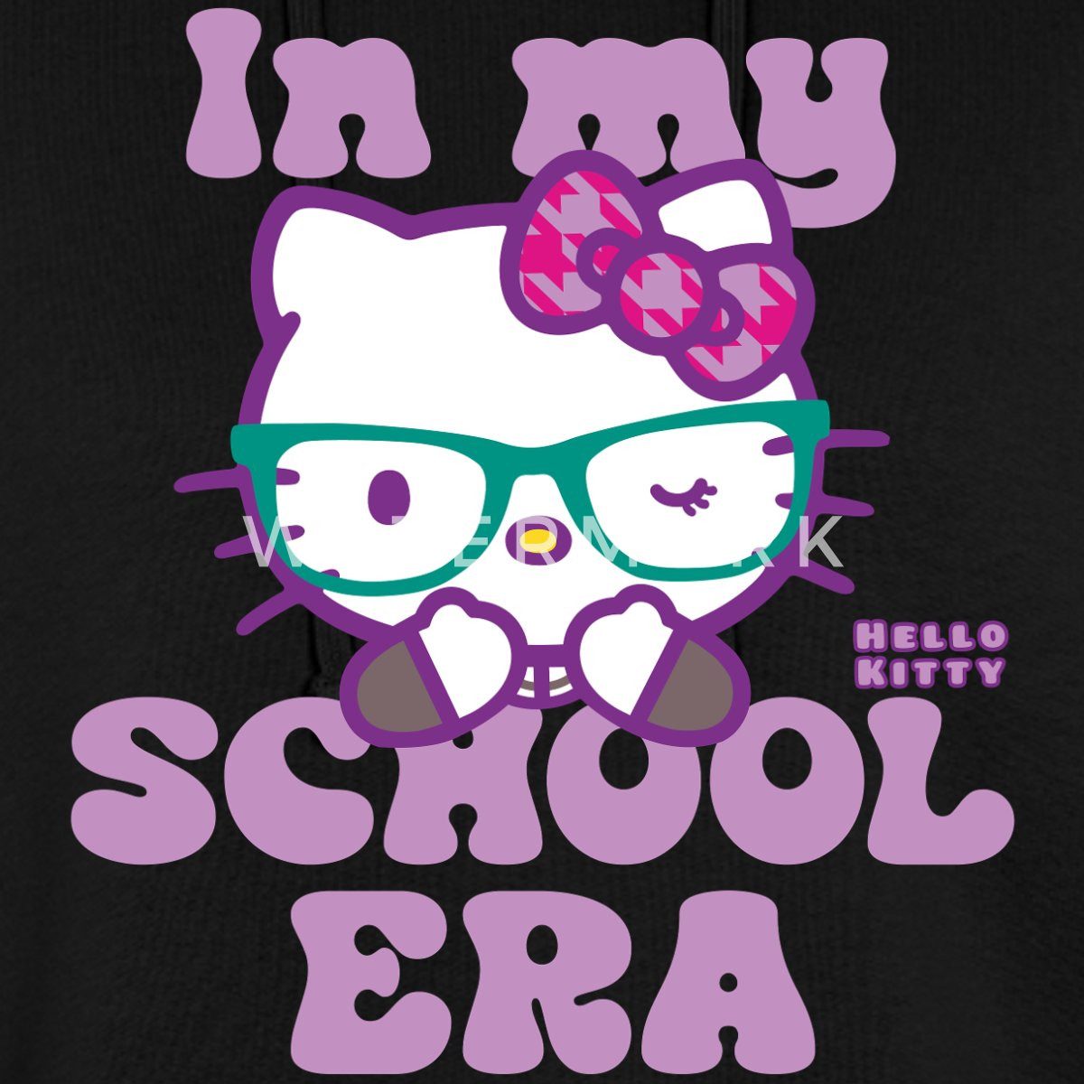 Spreadshirt Hoodie Hello Kitty Schulkind In My School Era Frauen Boxy Organic Hoodie (1-tlg)