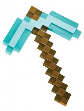 Disguise Spielzeug-Schwert MINECRAFT Replik 1:1 Diamant Diamond Spitzhacke Axt Pickaxe 41 cm