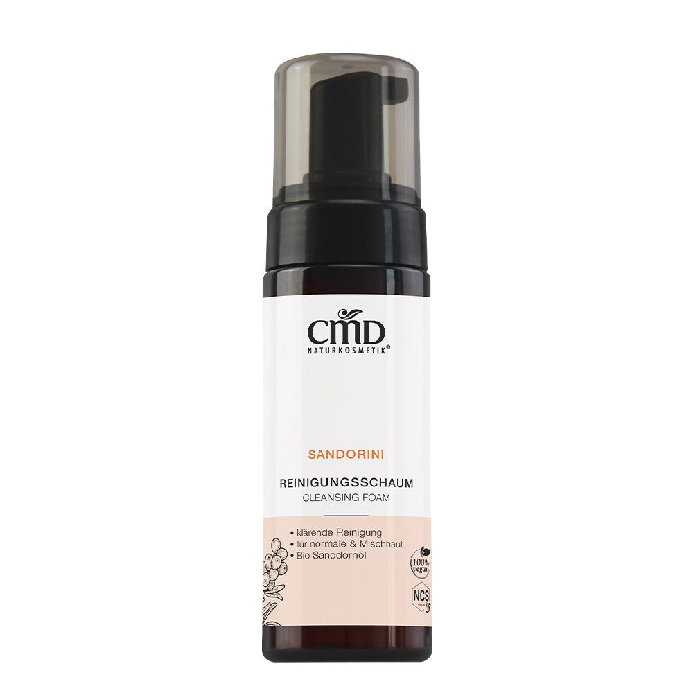 CMD Naturkosmetik Gesichts-Reinigungsschaum Sandorini Reinigungsschaum – Bio Sanddornöl – Gesichtsreinigung, Vegan