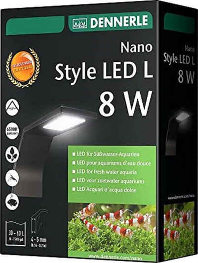 DENNERLE LED Aquariumleuchte Dennerle Nano Style LED L 8 W Aquarium Außen Lampe
