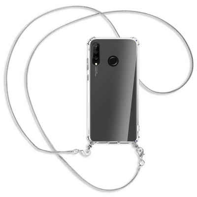 mtb more energy Handykette für Huawei P30 Lite (MAR-LX1M,LX2J, 6.15) [MK], Umhängehülle mit Metallkette [NC-013-MK]