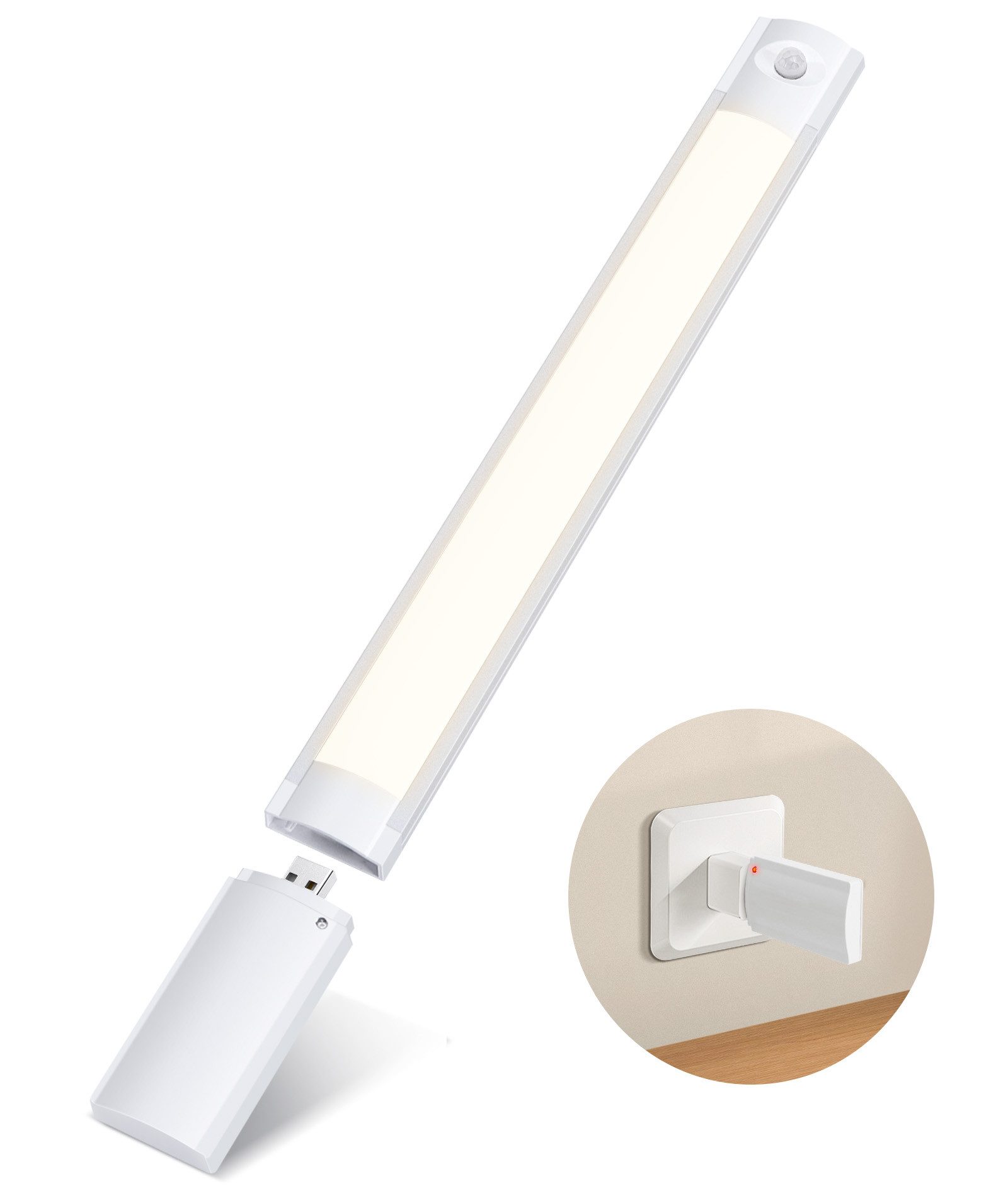 Aigostar Schrankleuchte LED Schranklicht USB Wiederaufladbar Nachtlicht 400 günstig online kaufen