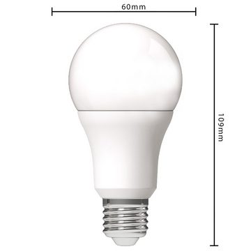 LED's light LED-Leuchtmittel 0620105 LED Glühbirne, E27, E27 9.5W warmweiß Opal A60
