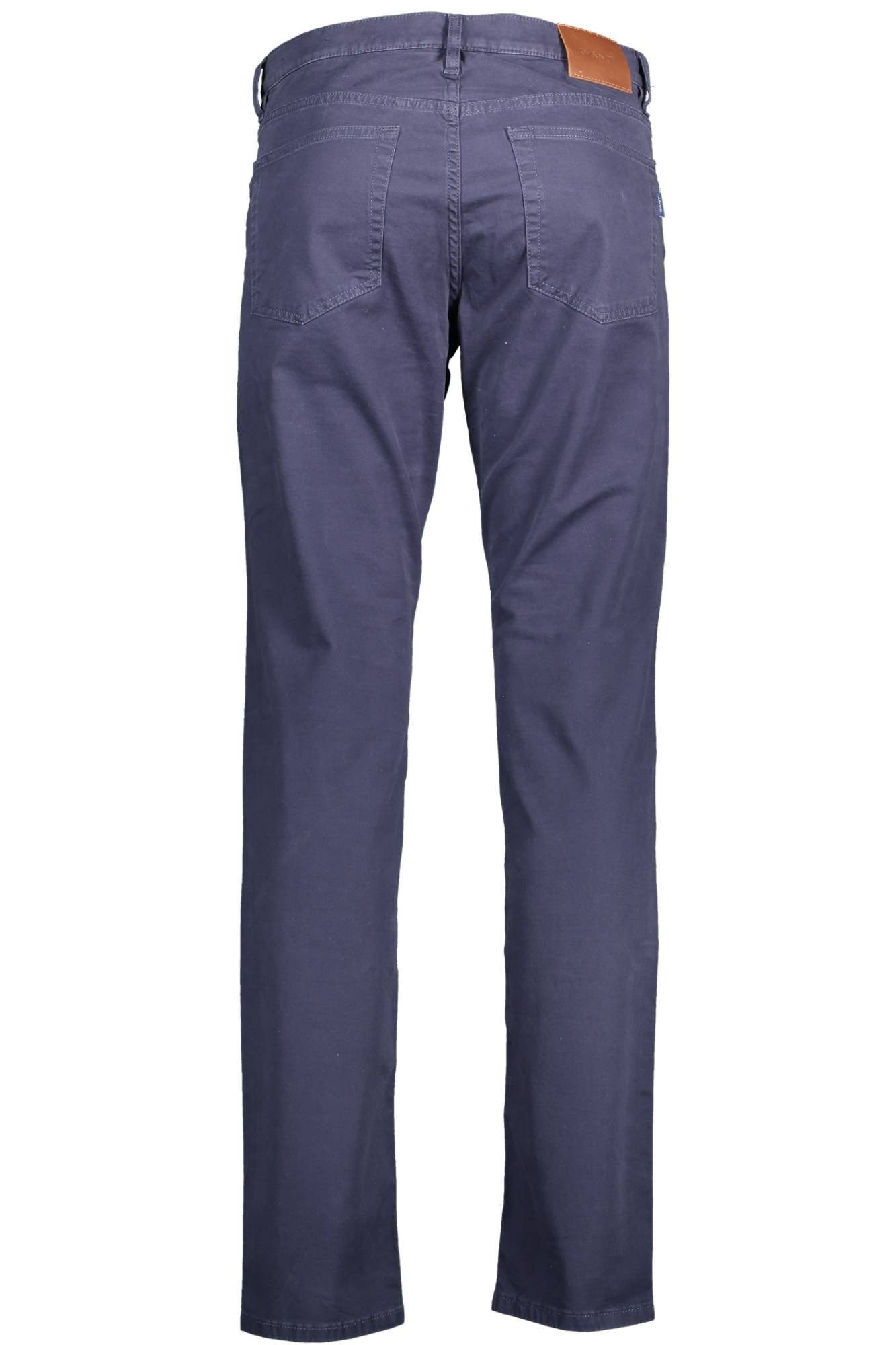 Gant 5-Pocket-Hose Elegante Herrenhose Blau aus Bio-Baumwolle mit 5 Taschen Design