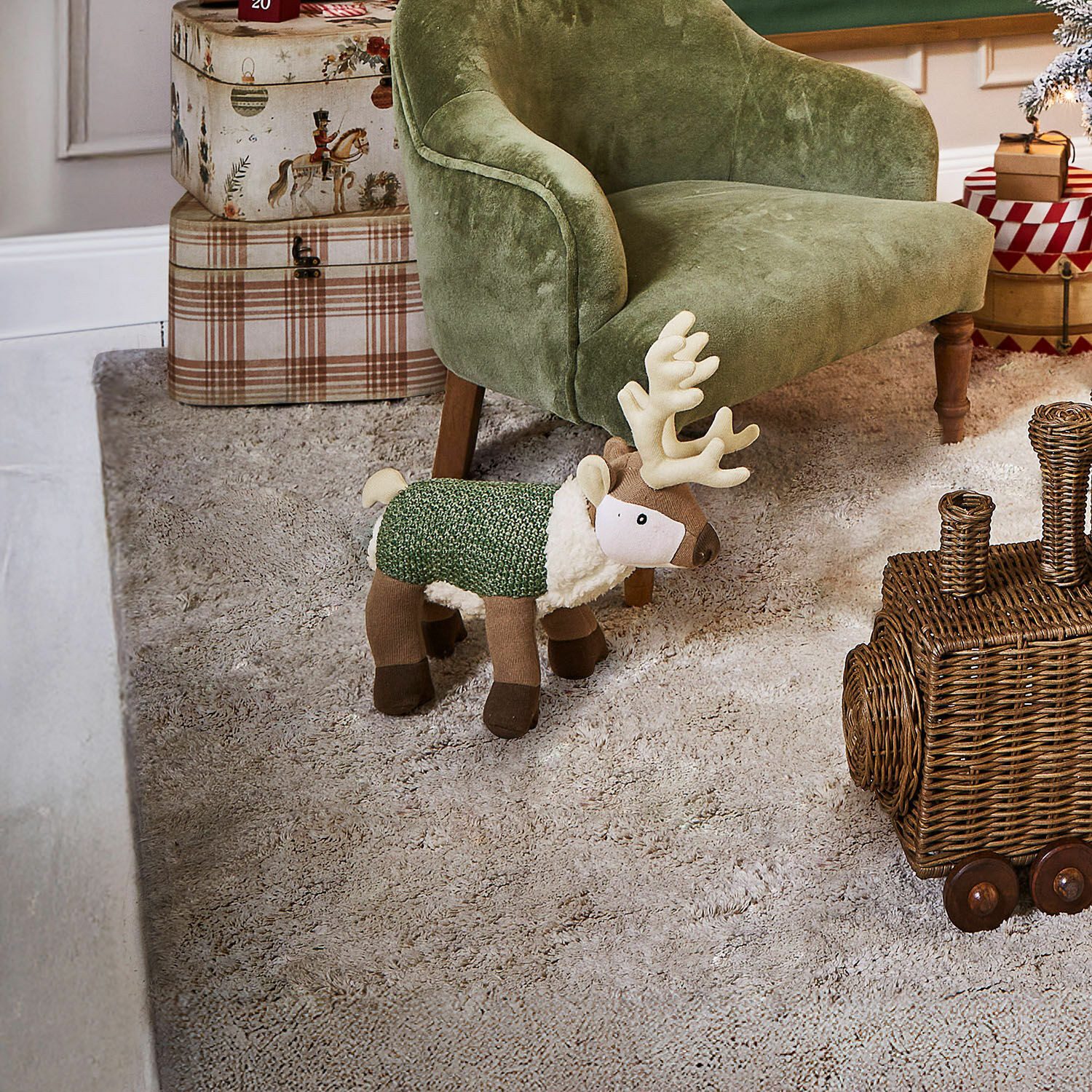Mirabeau Kuscheltier Stofftier Merrilu braun/grün