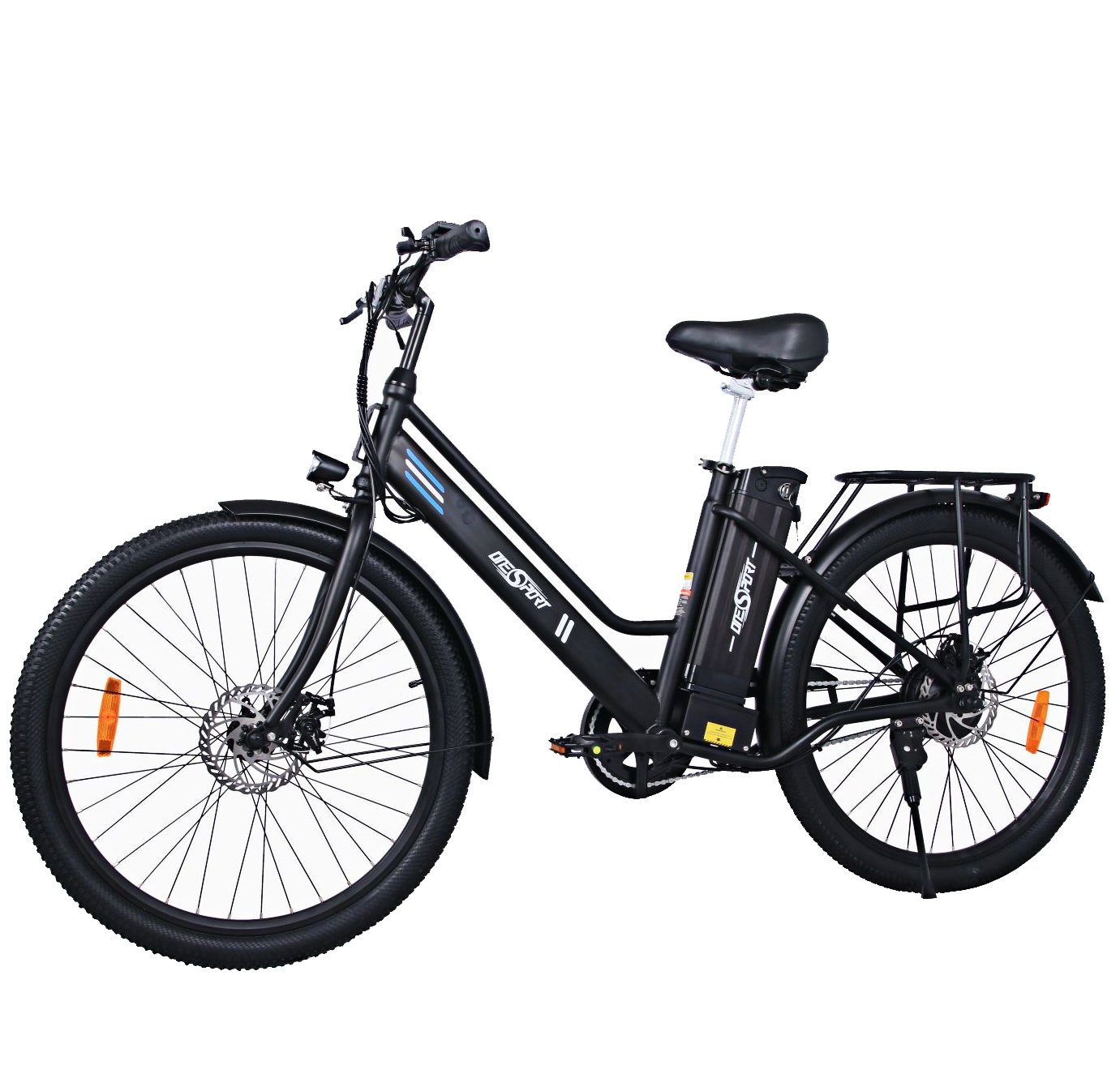 Fangqi E-Bike E-Bike 26 Zoll Elektrofahrrad,Citybike,Pedelec, 36V/14,4Ah akku,25KM/H, 250W Heckmotor, (spar-set,E-Mountainbike, E-Dirtbike, MTB(Optionaler Gashebel: Nach dem Einbau des Gashebels kann ein rein elektrischer Modus erreicht werden, Fahrmodi: Pedal-Modus und Power-Assist-Modus), Citybikes, Smartbikes, Elektrofahrräder für Damen und Herren), Datendisplay, Lithium-Ionen-Akku, Höhenverstellbare Sattelstütze schwarz