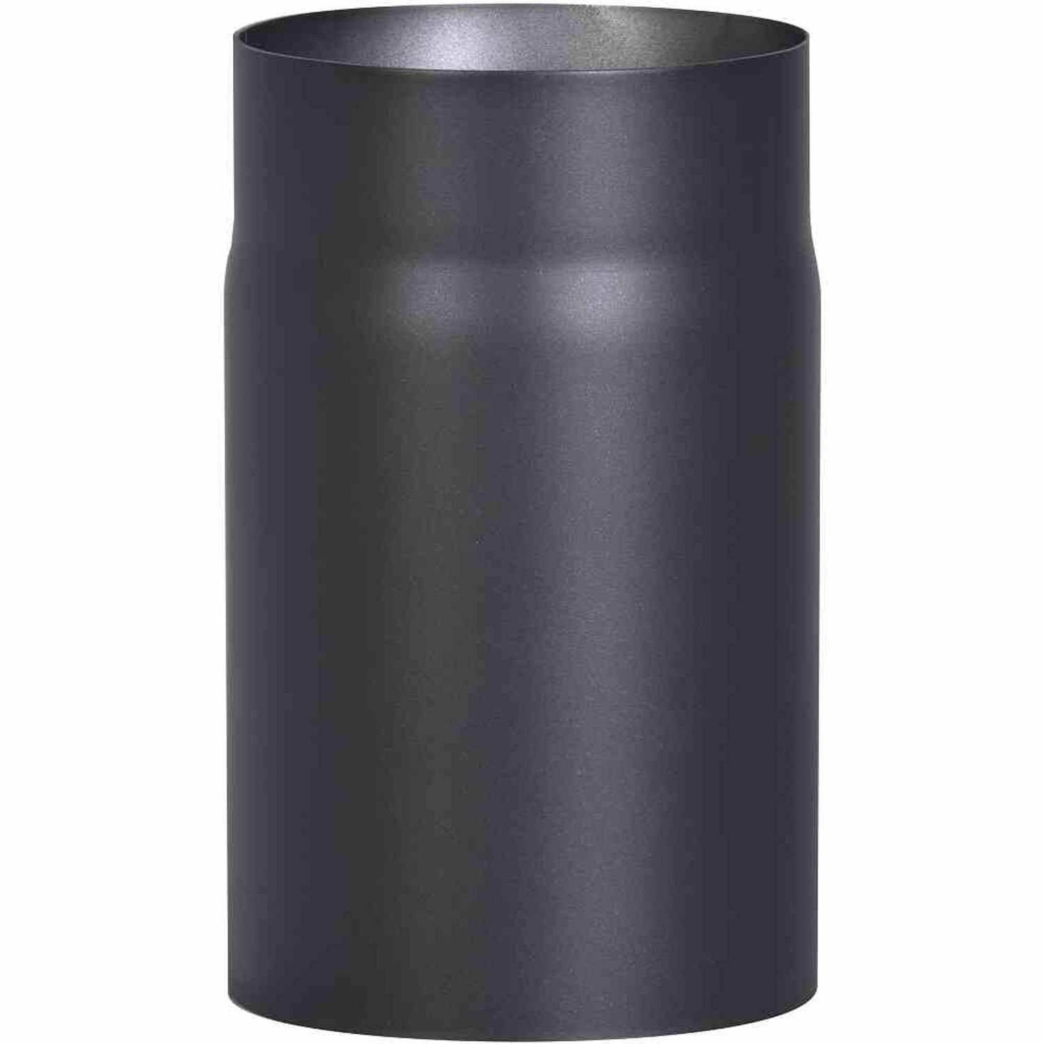 Firefix Ofenrohr Ofenrohr 150 mm, Ø 150 mm,sw Wandstärke 2 mm, schwarz