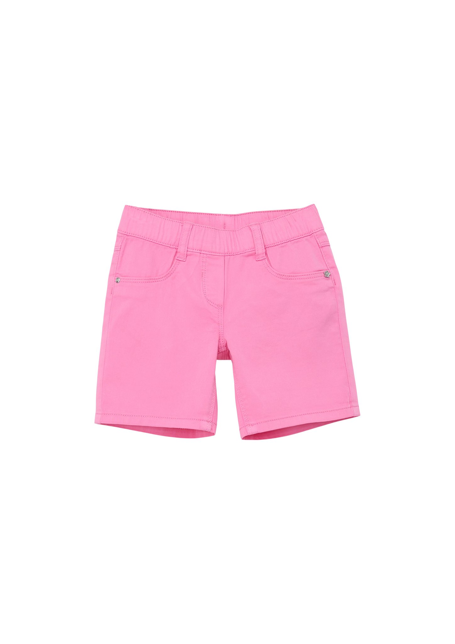 s.Oliver Hose & Shorts Regular: pink mit Elastikbund Stickerei Short