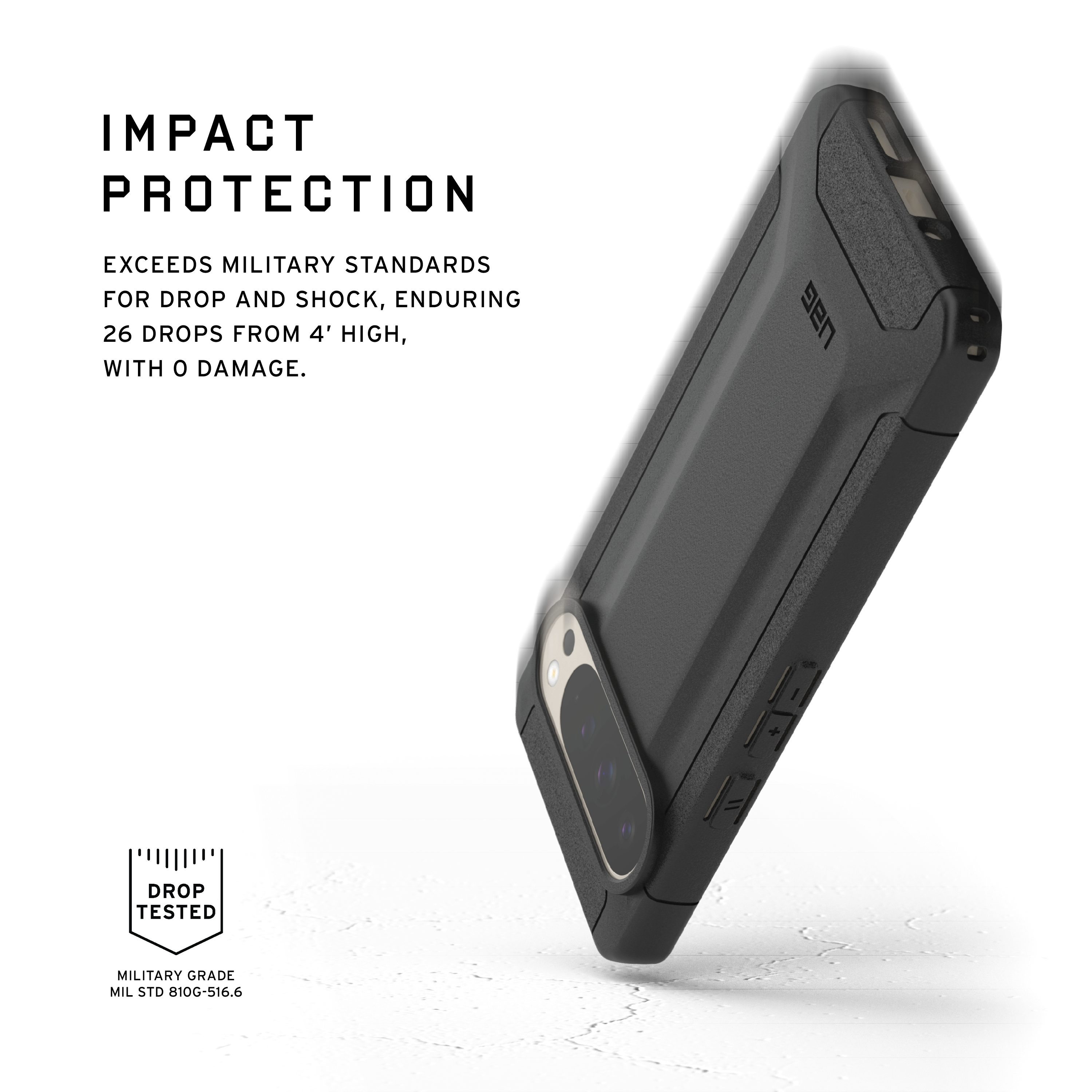 Urban Armor Gear Handyhülle Scout Case für Google Pixel 9 Pro XL Hülle, rutschfester Griff, Kratzfest