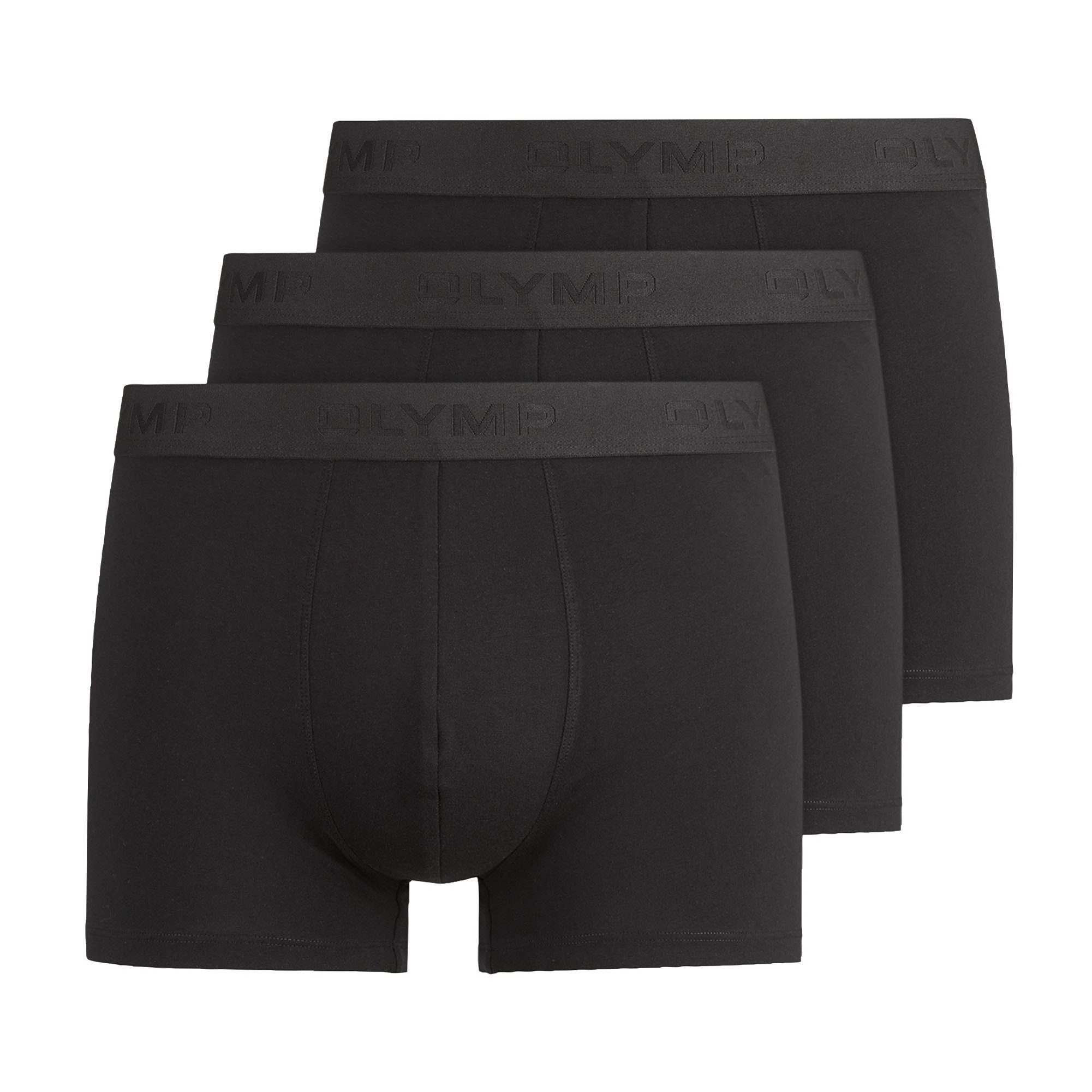 OLYMP Boxer Herren Boxershort 3er Pack Baumwolle Trunks 3P (Packung, 3er Pack)