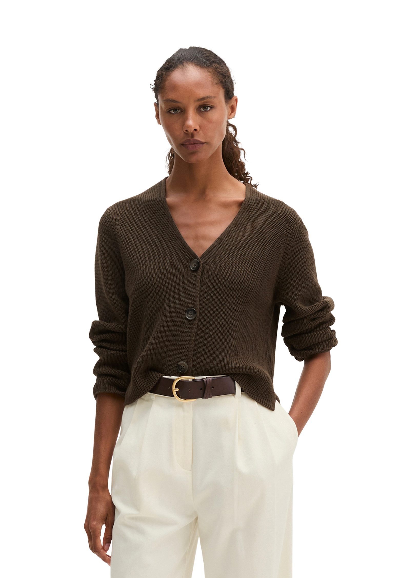 Marc O'Polo Cardigan relaxed aus Heavy-Weight-Organic-Cotton