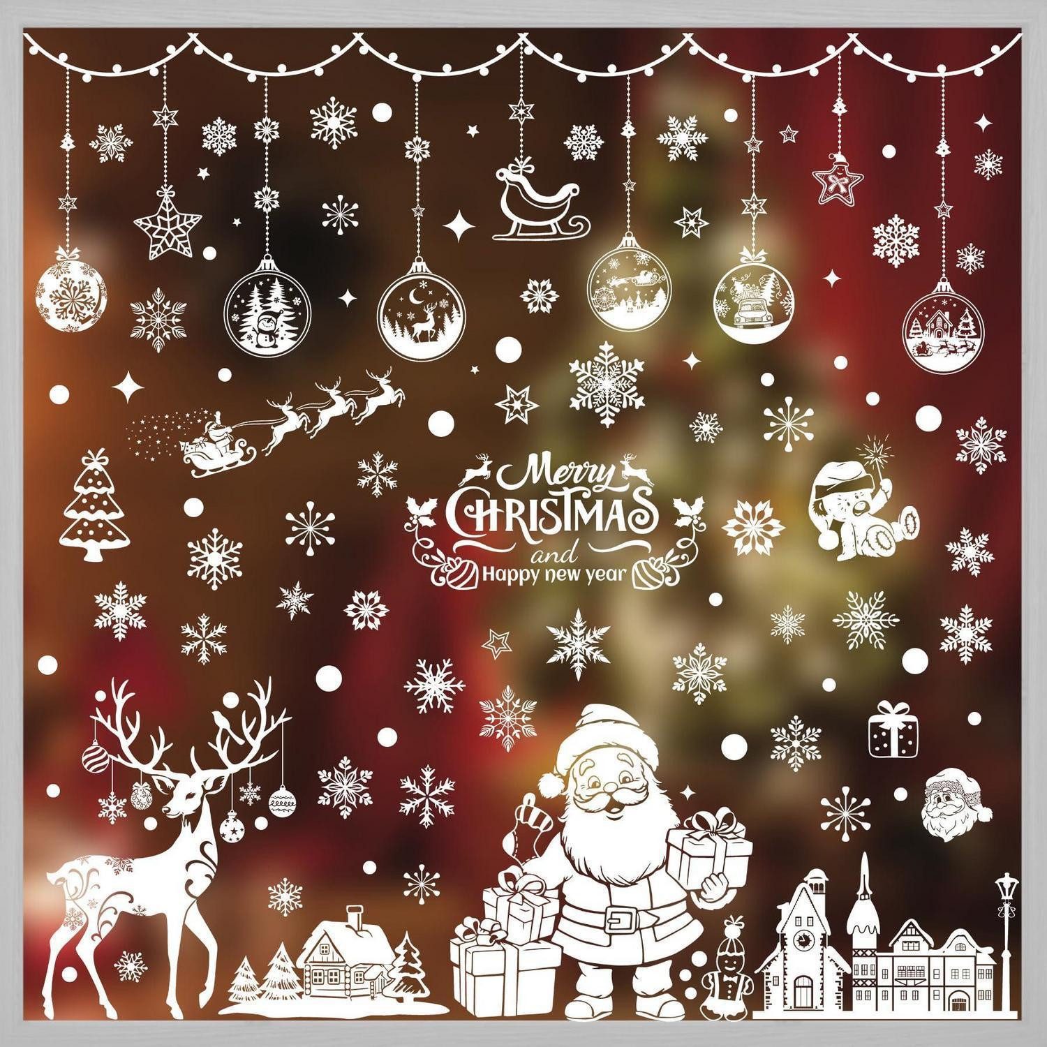LuxusKollektion Fensterdekoration Weihnachts Fensterbilder 2026