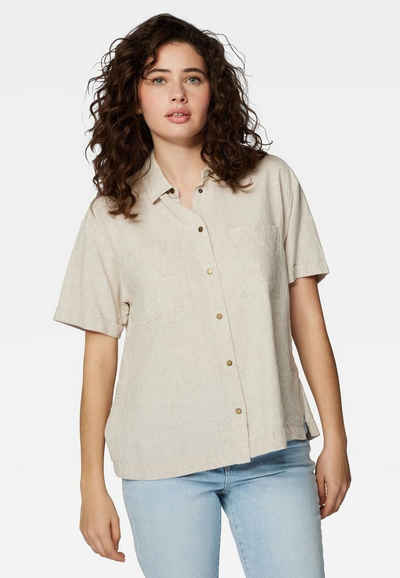 Mavi Блузкиshirt Kurzarm Hemd BLUSE 5402 in Beige