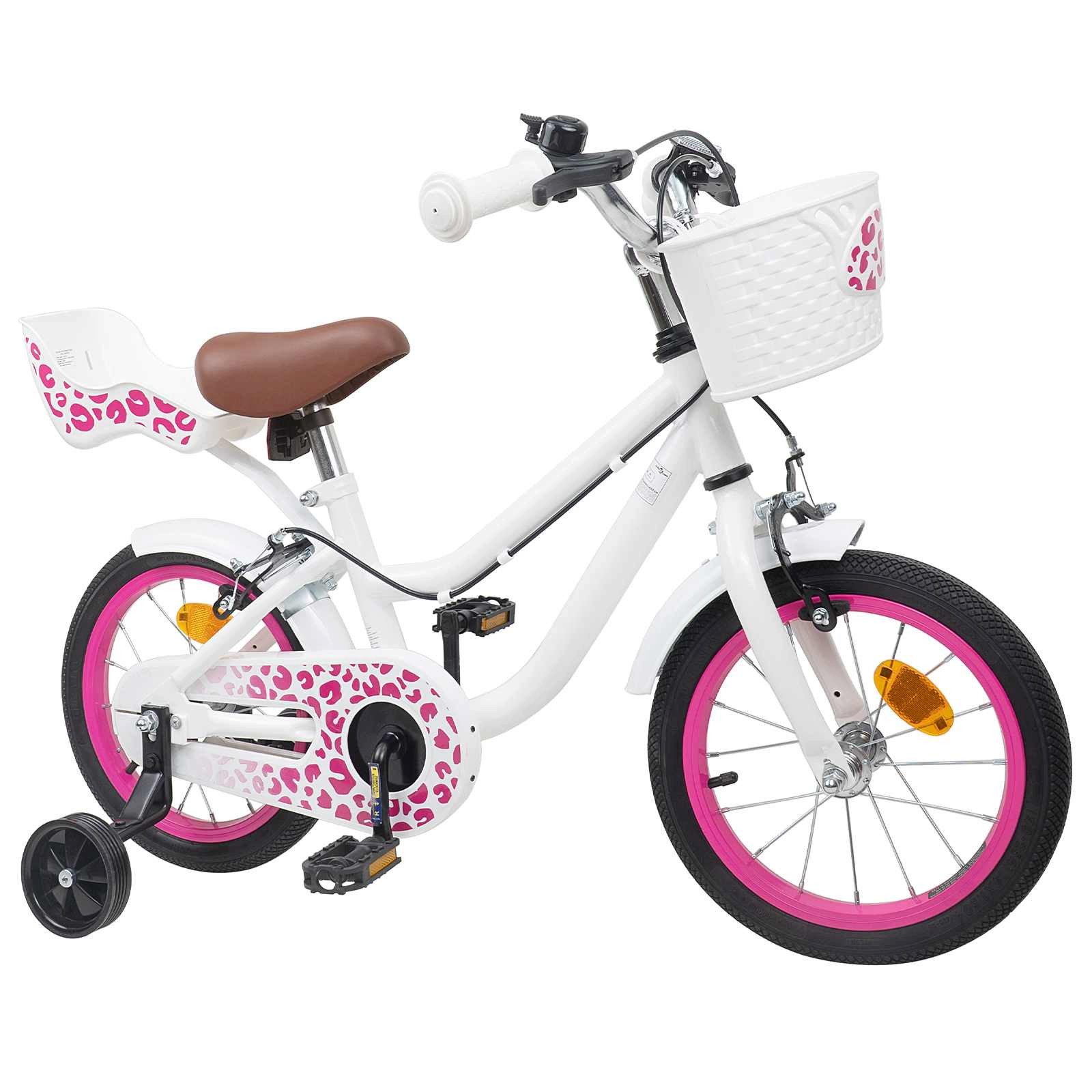 vidaXL Kinderfahrrad 90 x 49 x 67,5 cm Kinderfahrrad Mit Stützrädern 12 Zoll für 2-4 Jahre