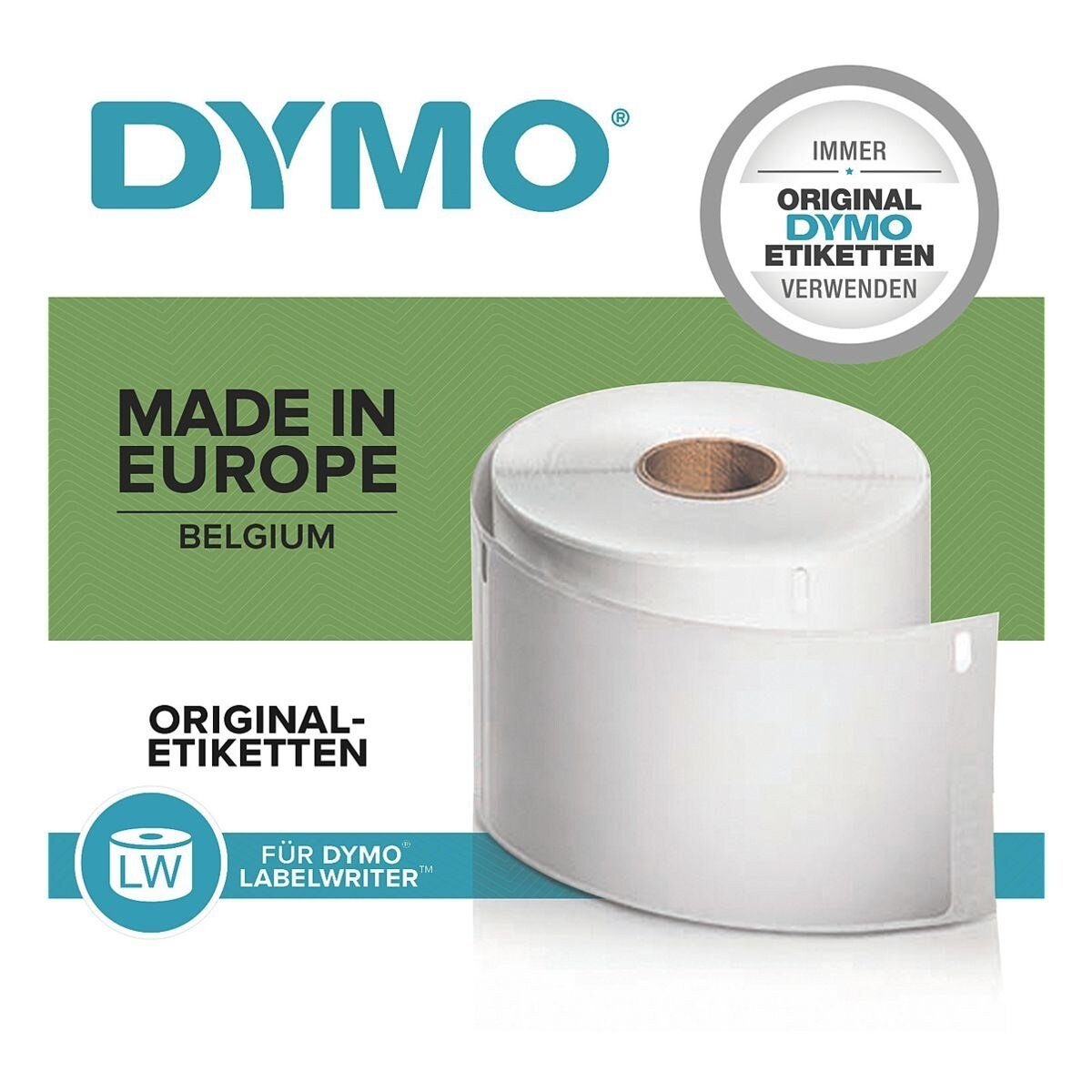 DYMO Thermorolle Disketten-/Mehrzwecketiketten, S0722440, 70/54 mm B/L: 320