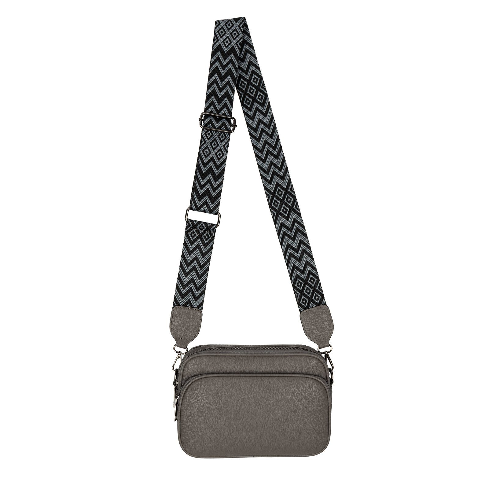 Gürteltasche Bauchtasche Umhängetasche Crossbody-Bag Kunstleder Italy-Design
