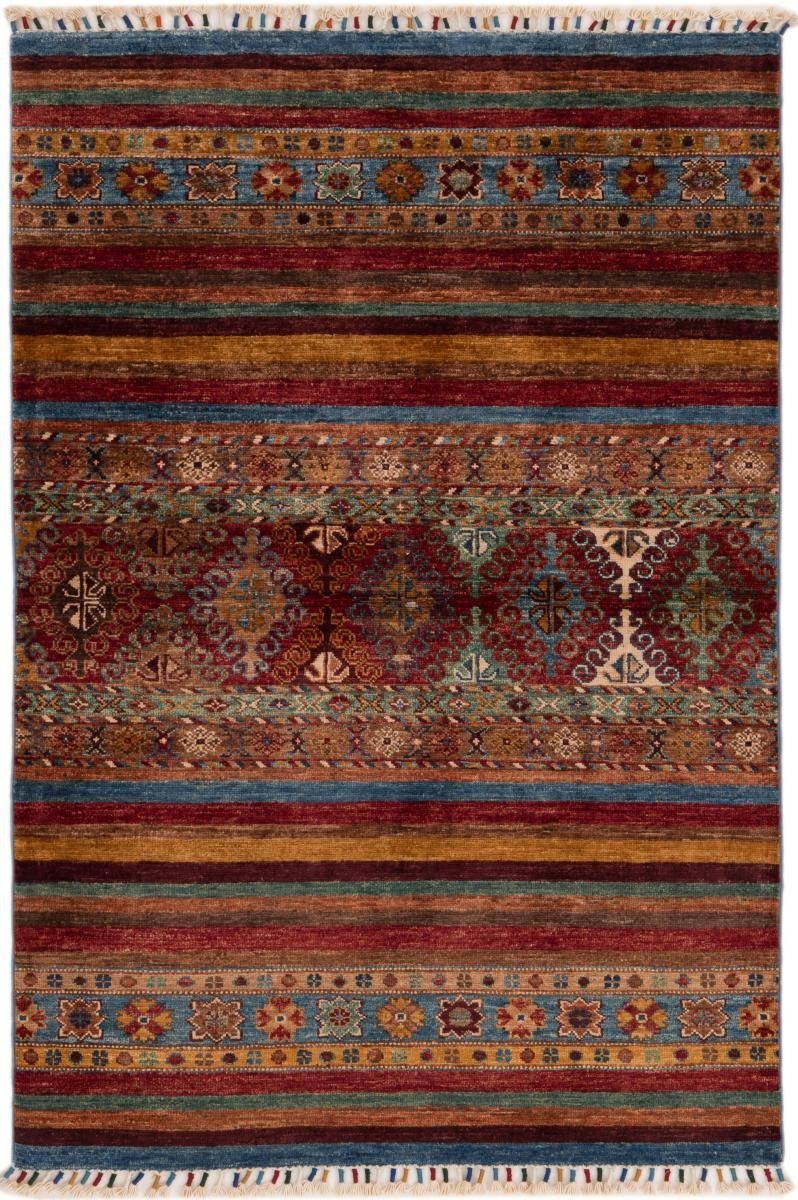 Orientteppich Arijana Shaal 107x156 Handgeknüpfter Orientteppich, Nain Trading, rechteckig, Höhe: 5 mm