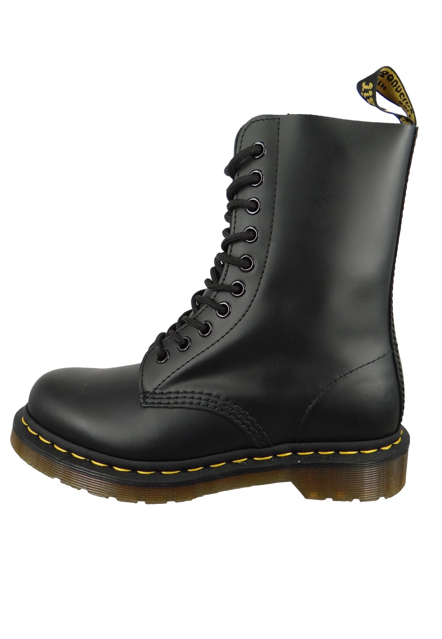DR. MARTENS 11857001 1490 10-Loch Black Smooth Stiefelette