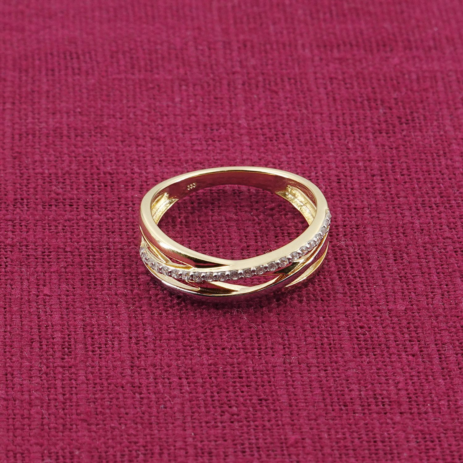 trendor Goldring Gold 333/8K Bicolor mit günstig online kaufen