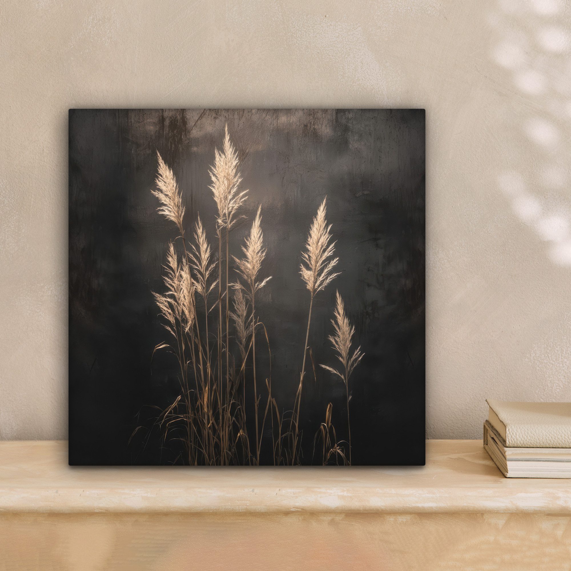 OneMillionCanvasses® Leinwandbild Ziergras - Federn - günstig online kaufen