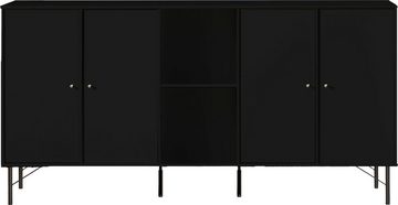 Hammel Furniture Sideboard Mistral Kubus, mit vier Türen und Metall Füße, Breite: 169,8 cm