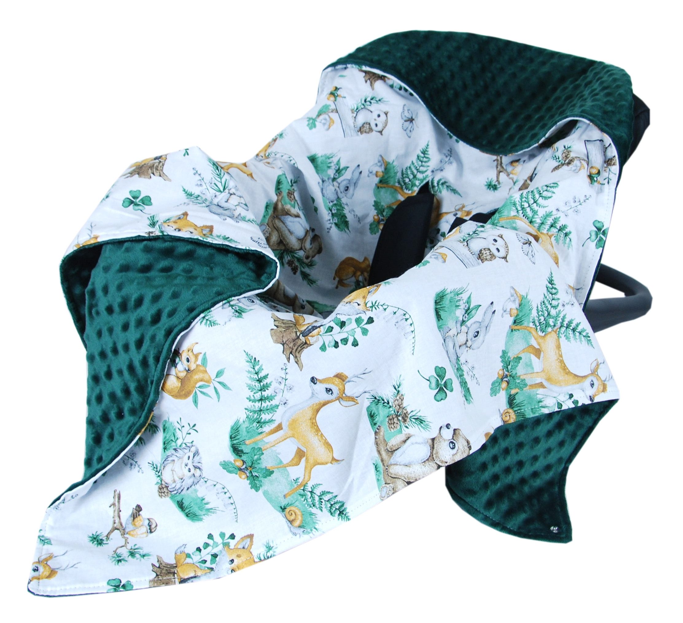 Einschlagdecke BabyLux Baby EINSCHLAGDECKE Babyschale 90x90 cm Autositz Decke