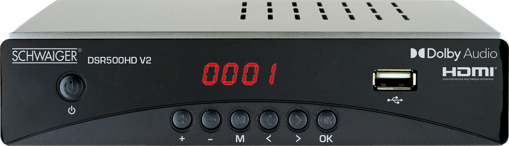 Schwaiger DSR500HD Satellitenreceiver (Eingebauter Mediaplayer)