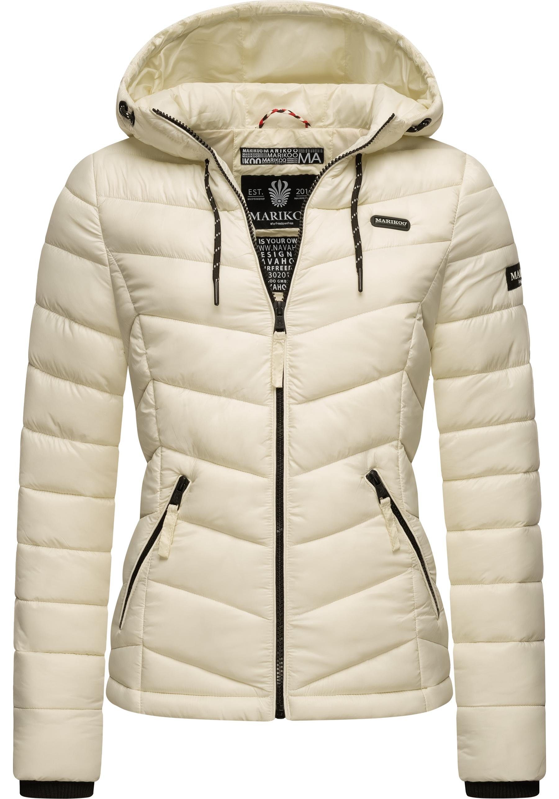 Marikoo Steppjacke Kuala ultraleichte Übergangsjacke mit Kapuze