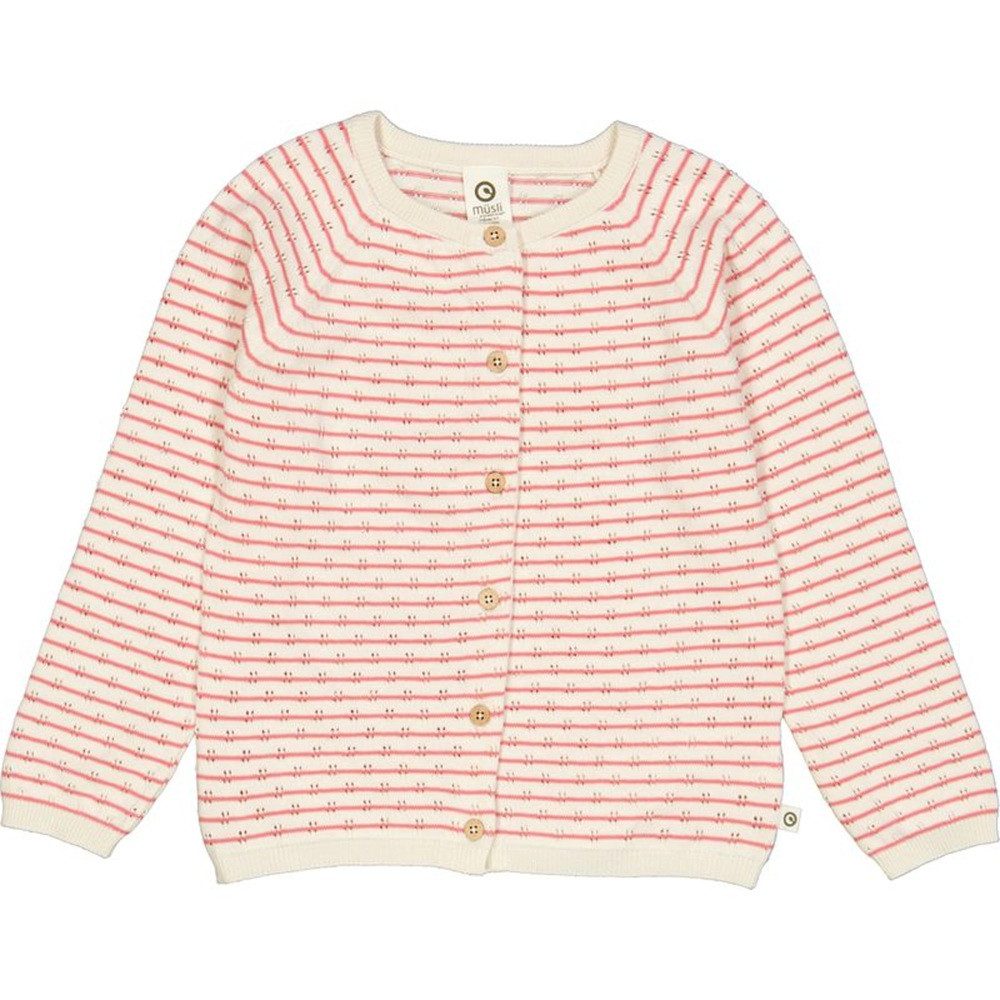 Müsli by GREEN COTTON Ajourstrickjacke Strickjacke Ajour Ajourstrick