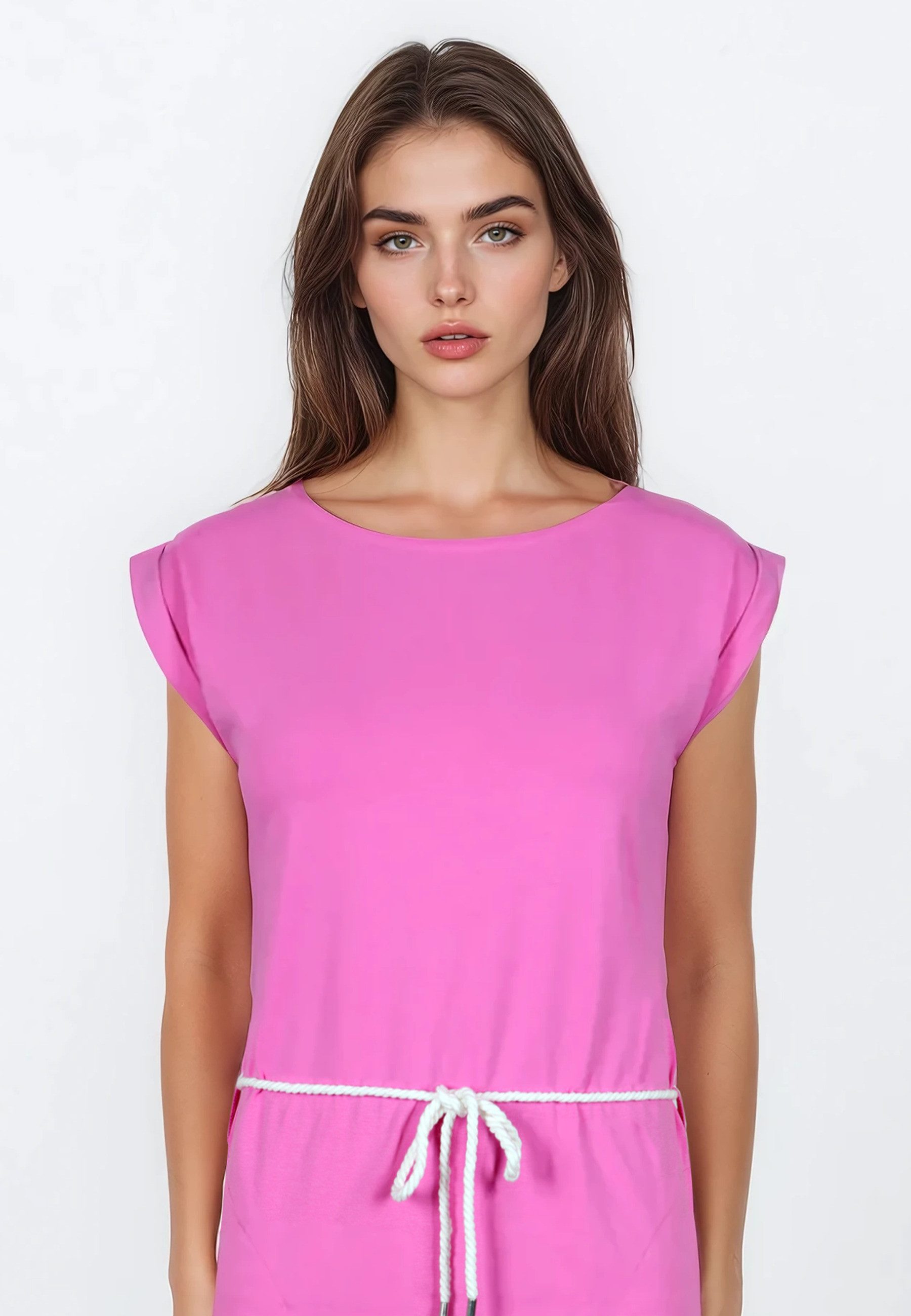 salzhaut Minikleid USSELIG - UNI Damen Leicht tailliert salzhaut – nordisch frisch, lässig und frech für jeden Tag!