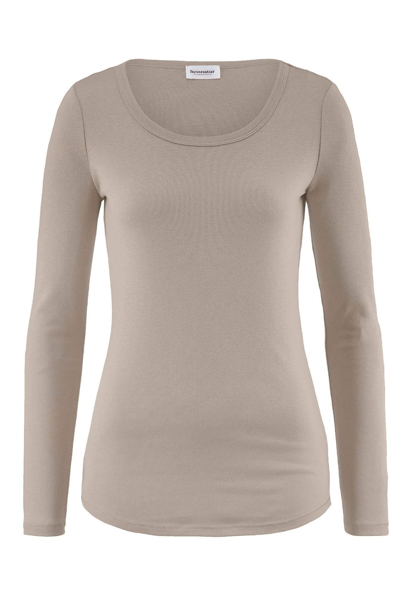 Hessnatur T-Shirt Fitted aus Bio-Baumwolle und TENCEL™ Modal (1-tlg)